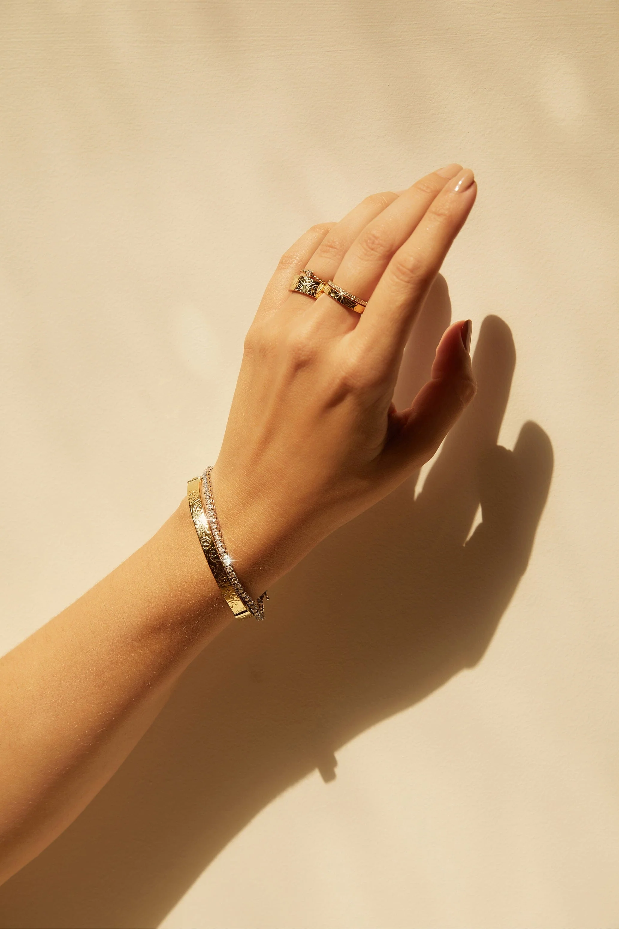 AURATE X MACENNA: Mini Rose Garden Ring - Image 10