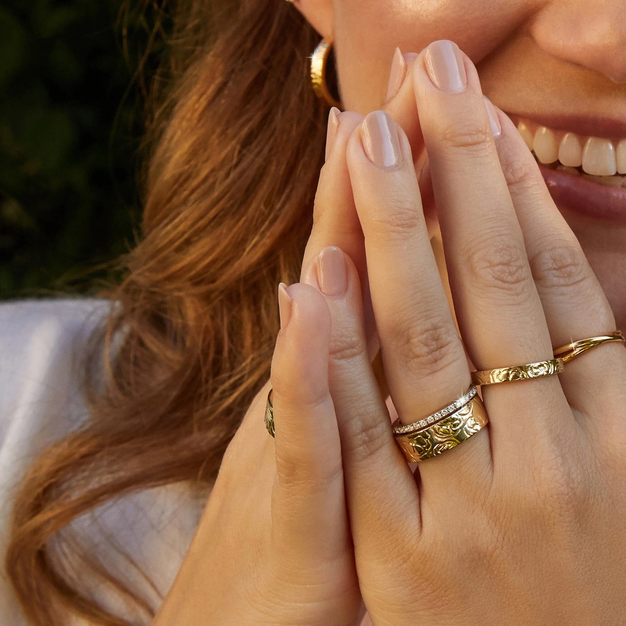 AURATE X MACENNA: Mini Rose Garden Ring - Image 11