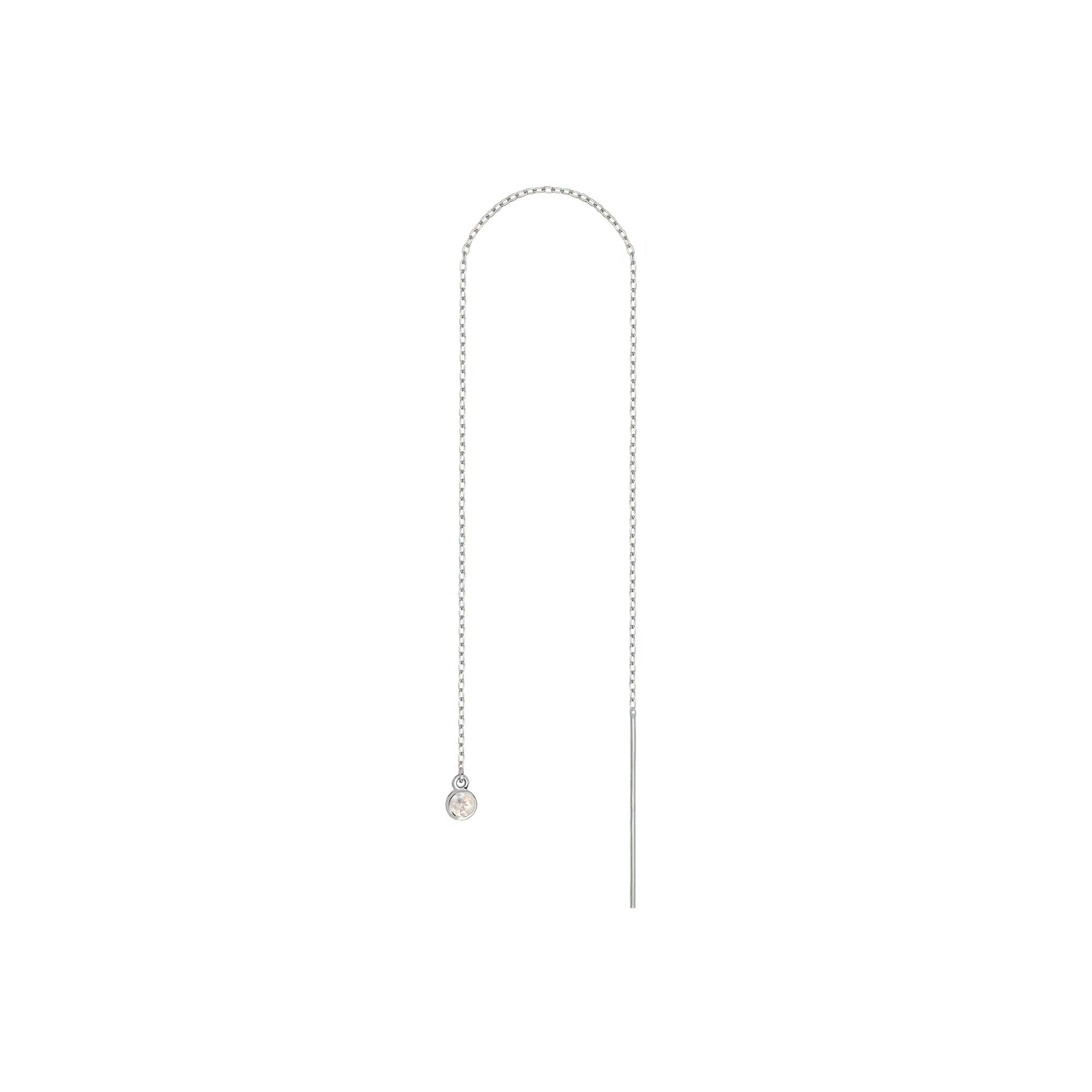 Birthstone Ear Chain Threader (Pair) - Image 12