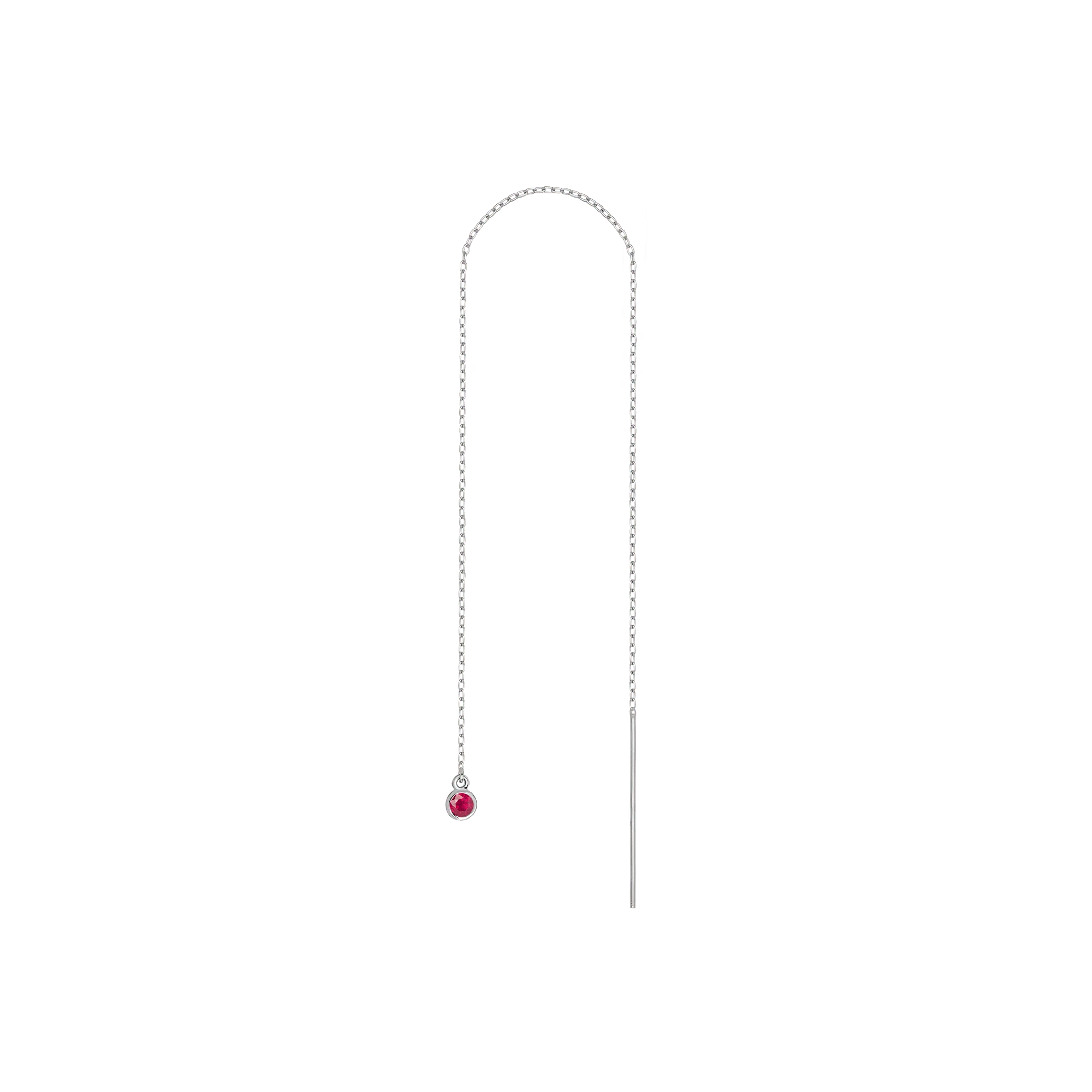 Birthstone Ear Chain Threader (Pair) - Image 15