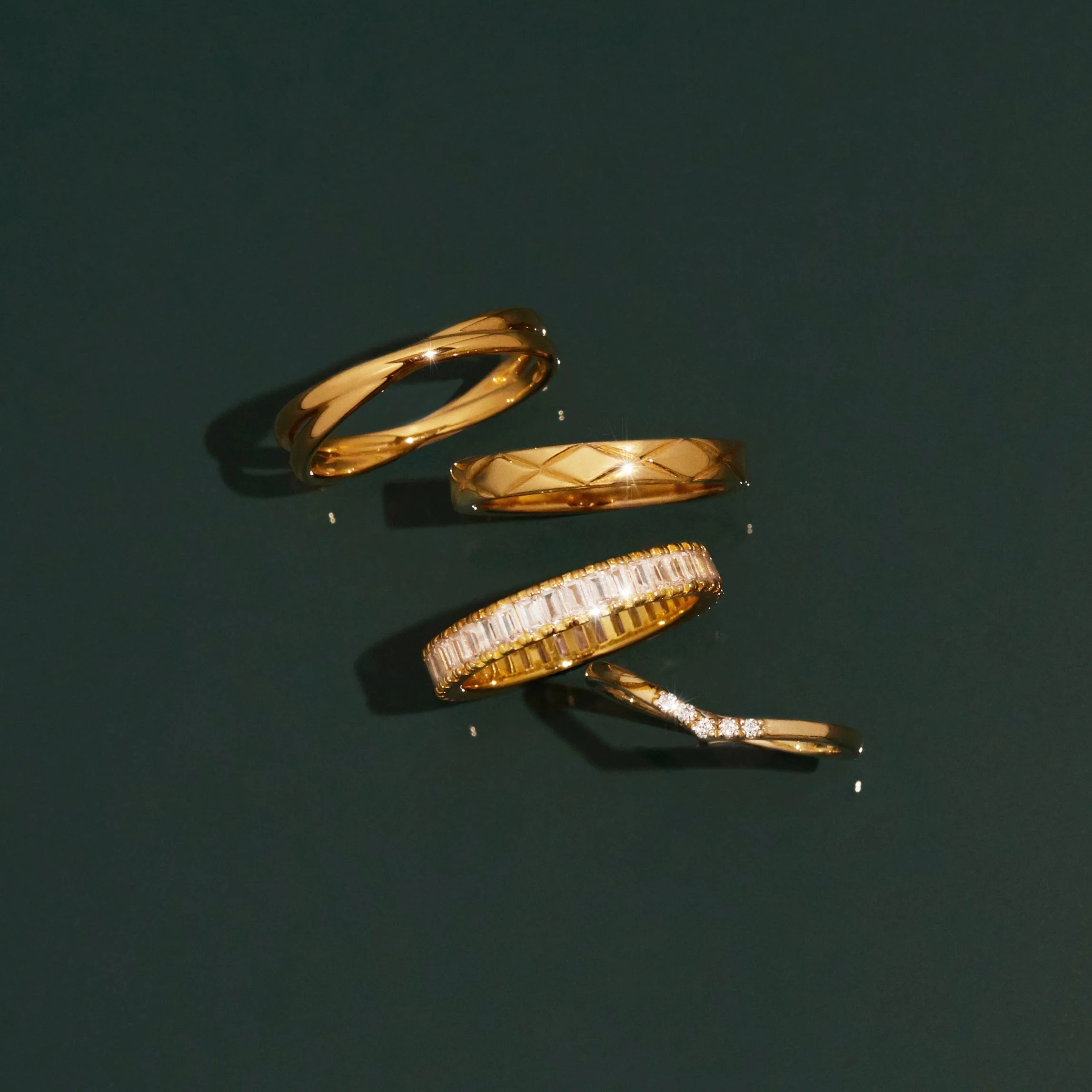 Bold Diamond Baguette Ring - Image 10