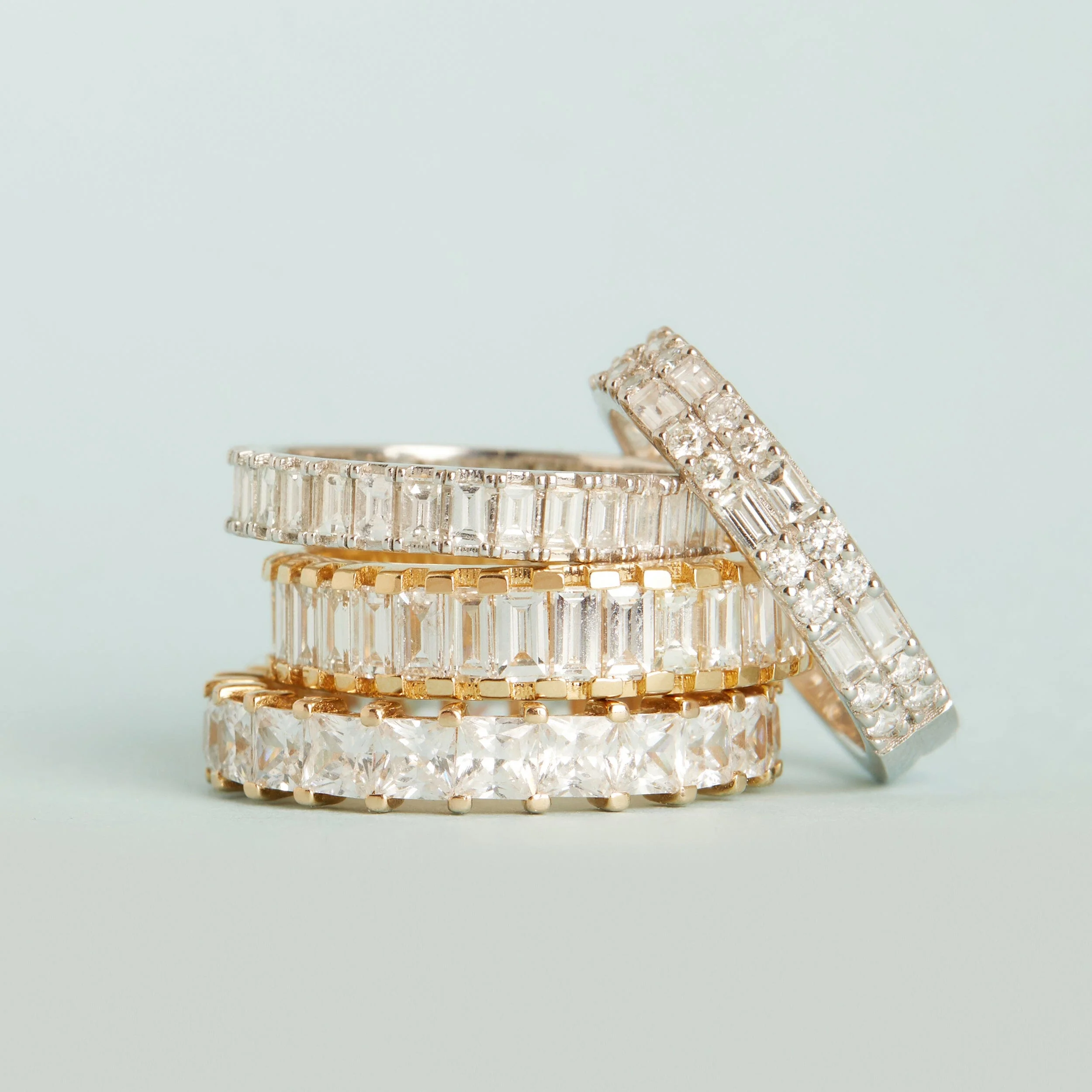 Bold Diamond Baguette Ring - Image 13