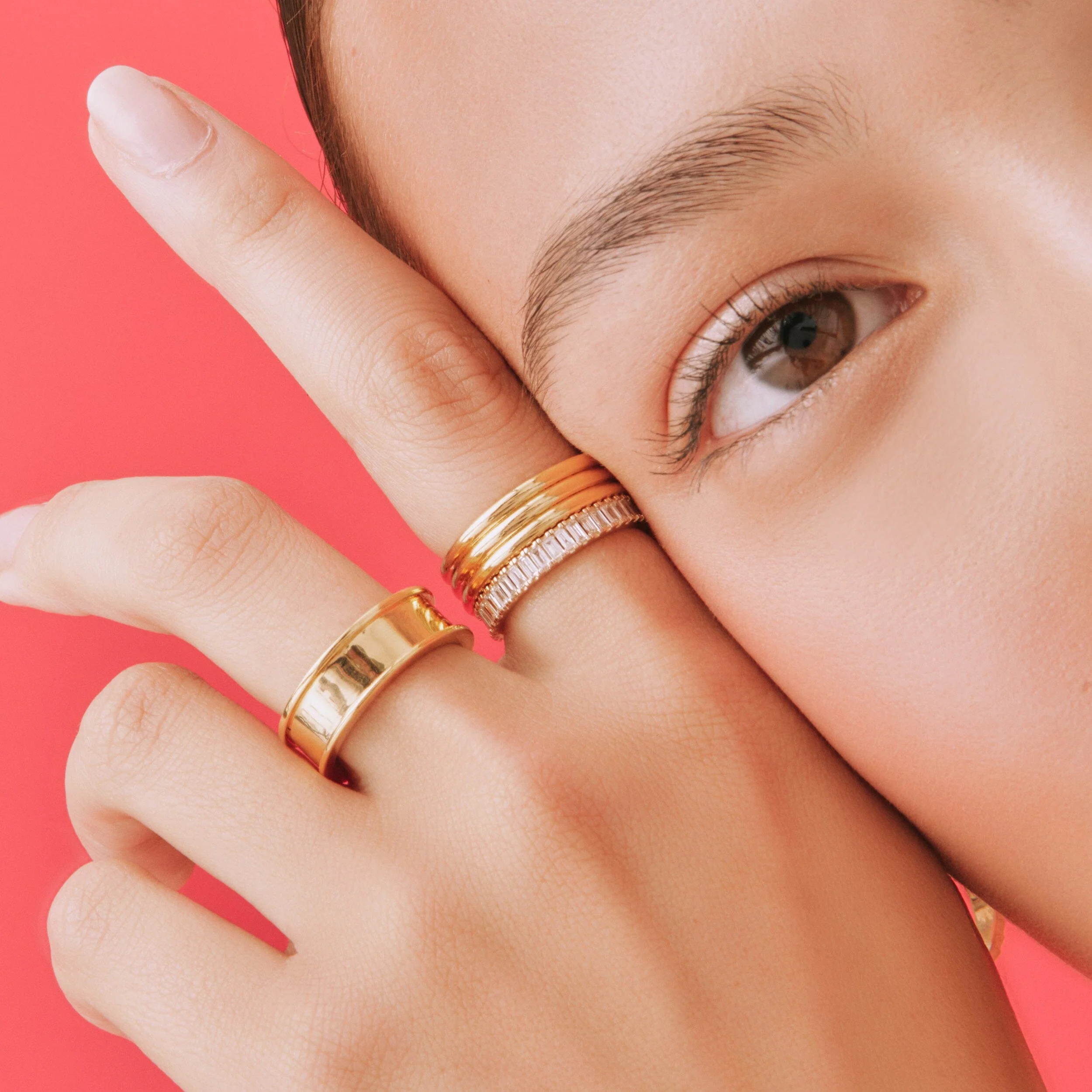 Bold Diamond Baguette Ring - Image 26