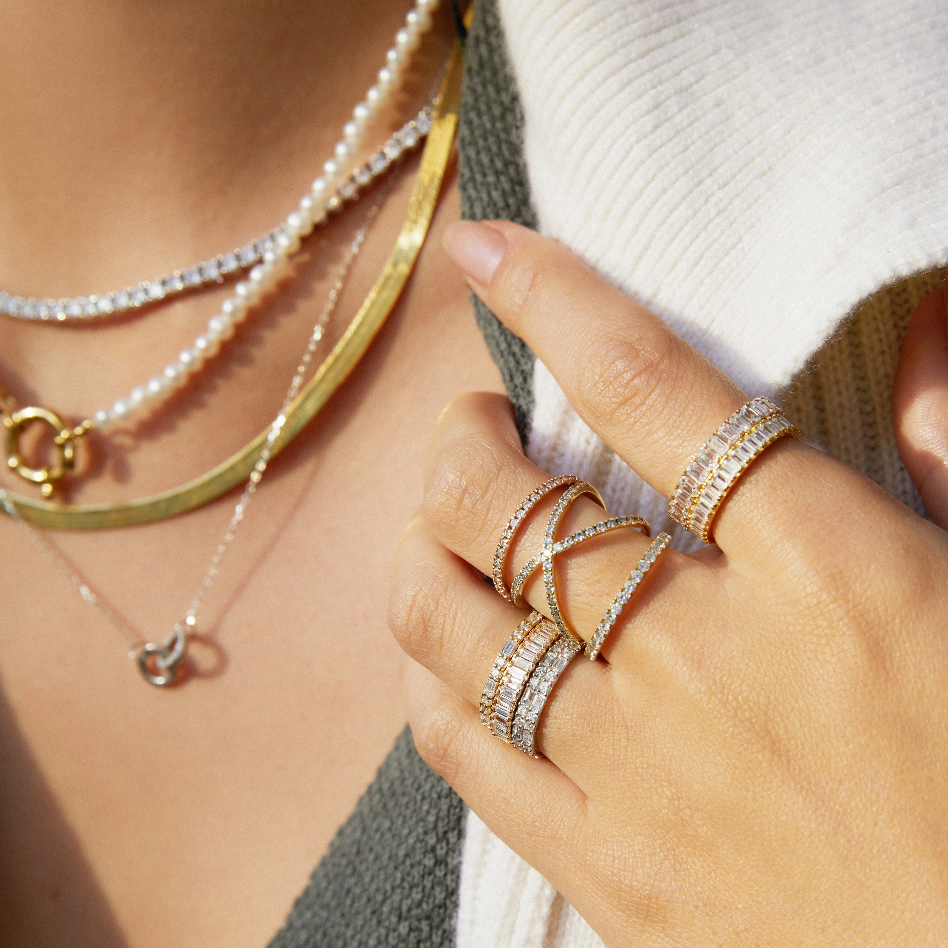 Bold Diamond Baguette Ring - Image 31