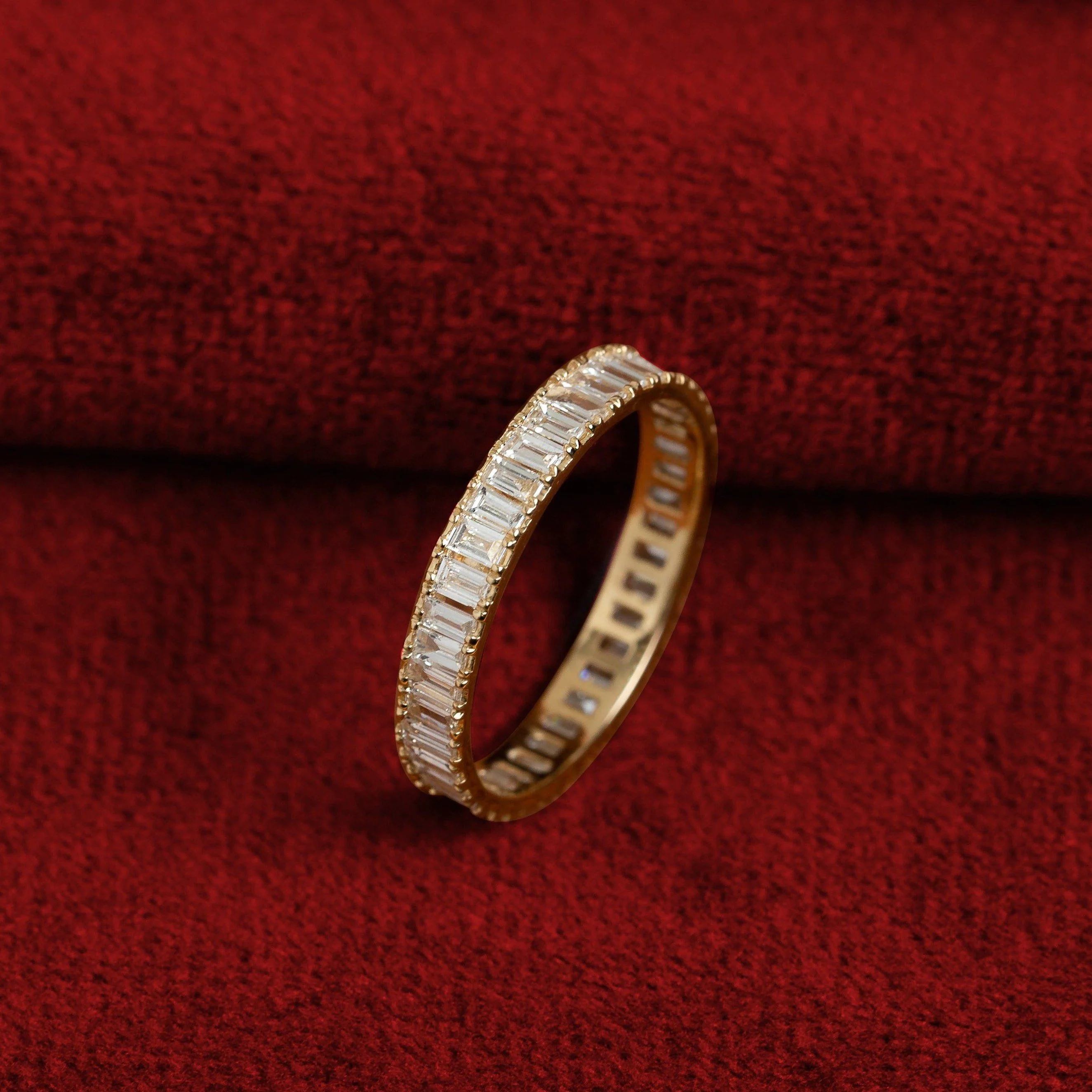 Bold Diamond Baguette Ring - Image 38