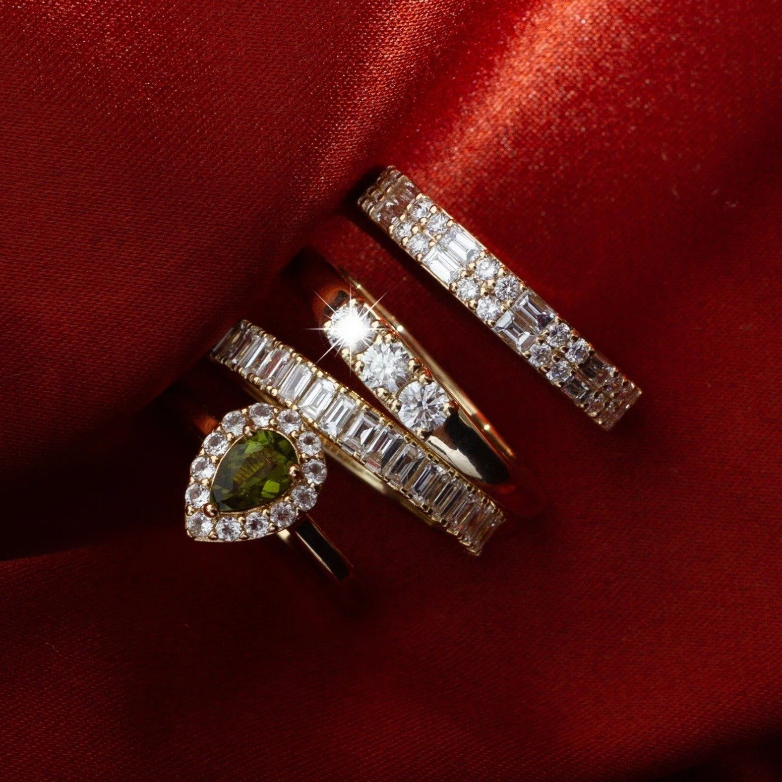 Bold Diamond Baguette Ring - Image 39