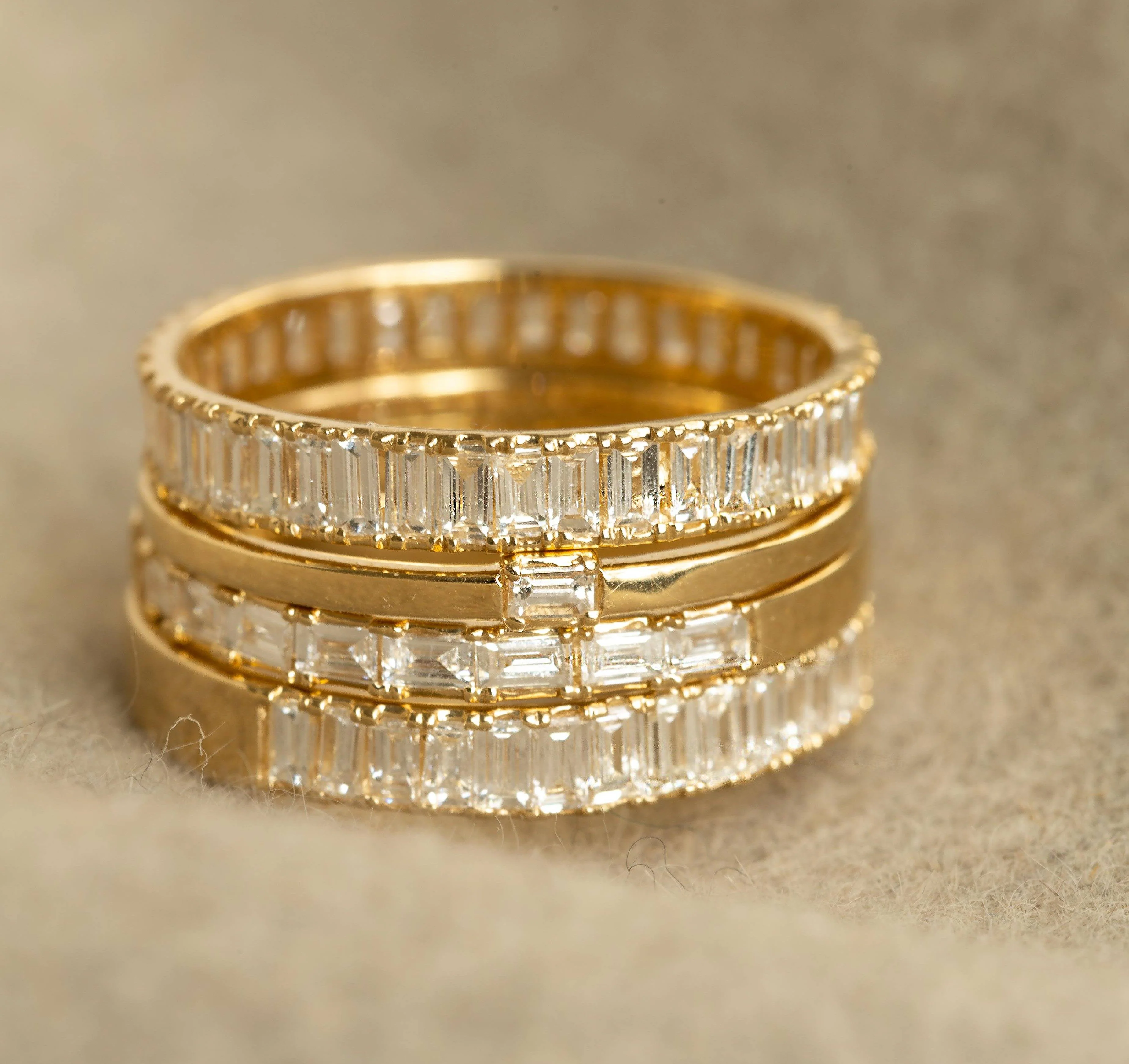 Bold Diamond Baguette Ring - Image 42