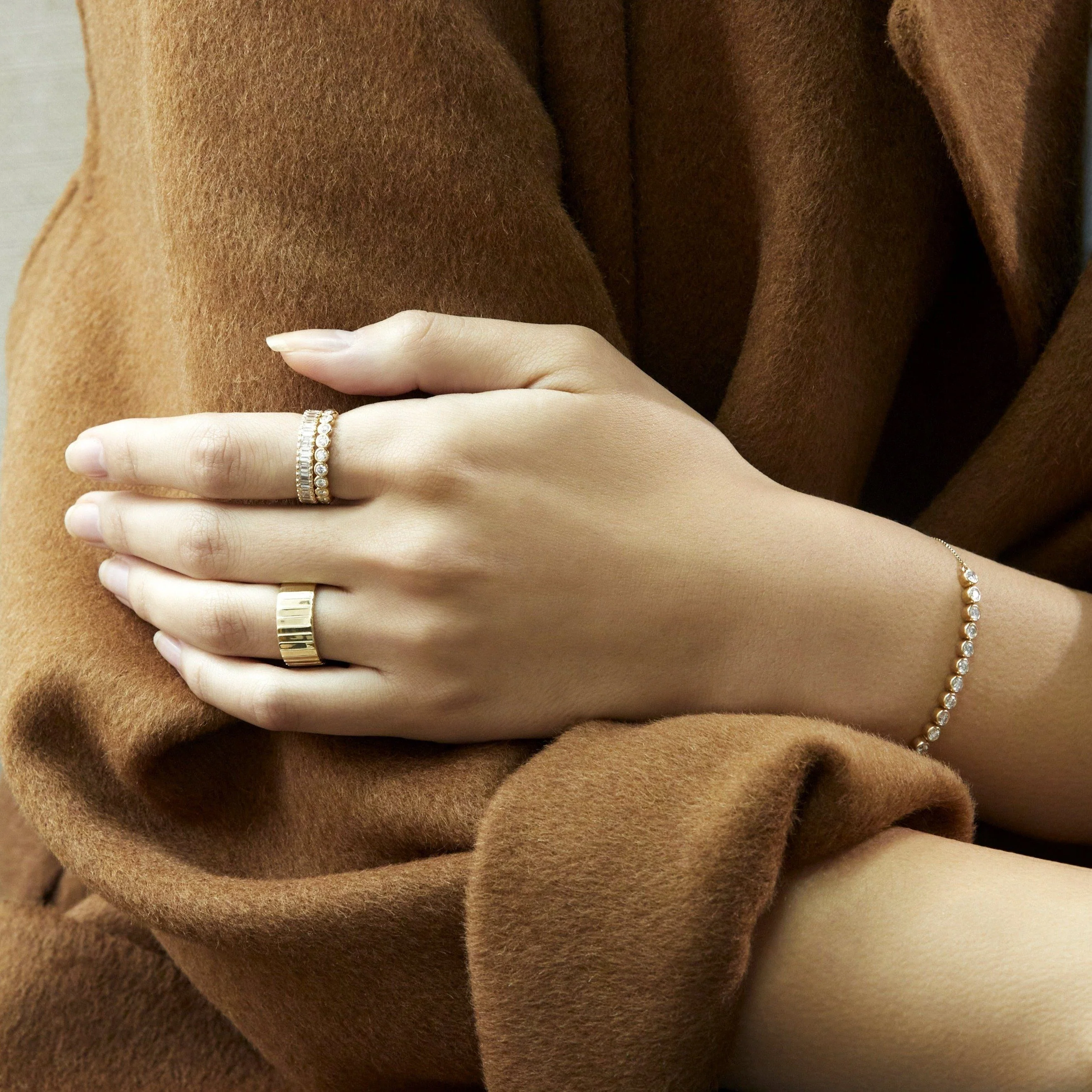 Bold Diamond Baguette Ring - Image 44