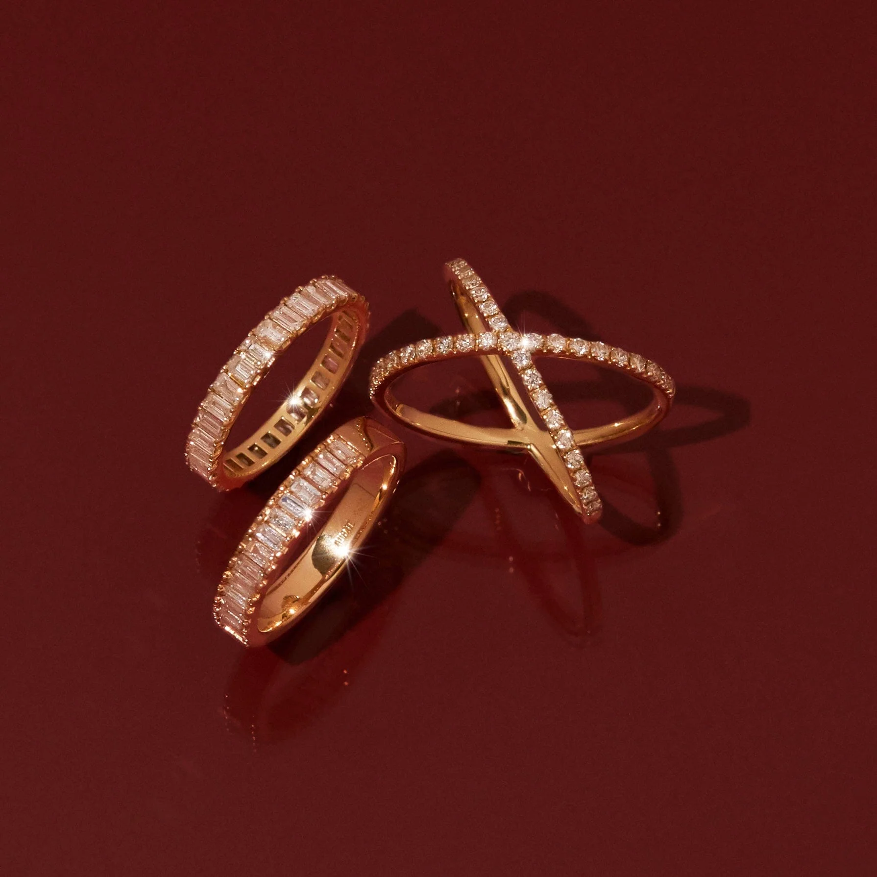 Bold Diamond Baguette Ring - Image 50