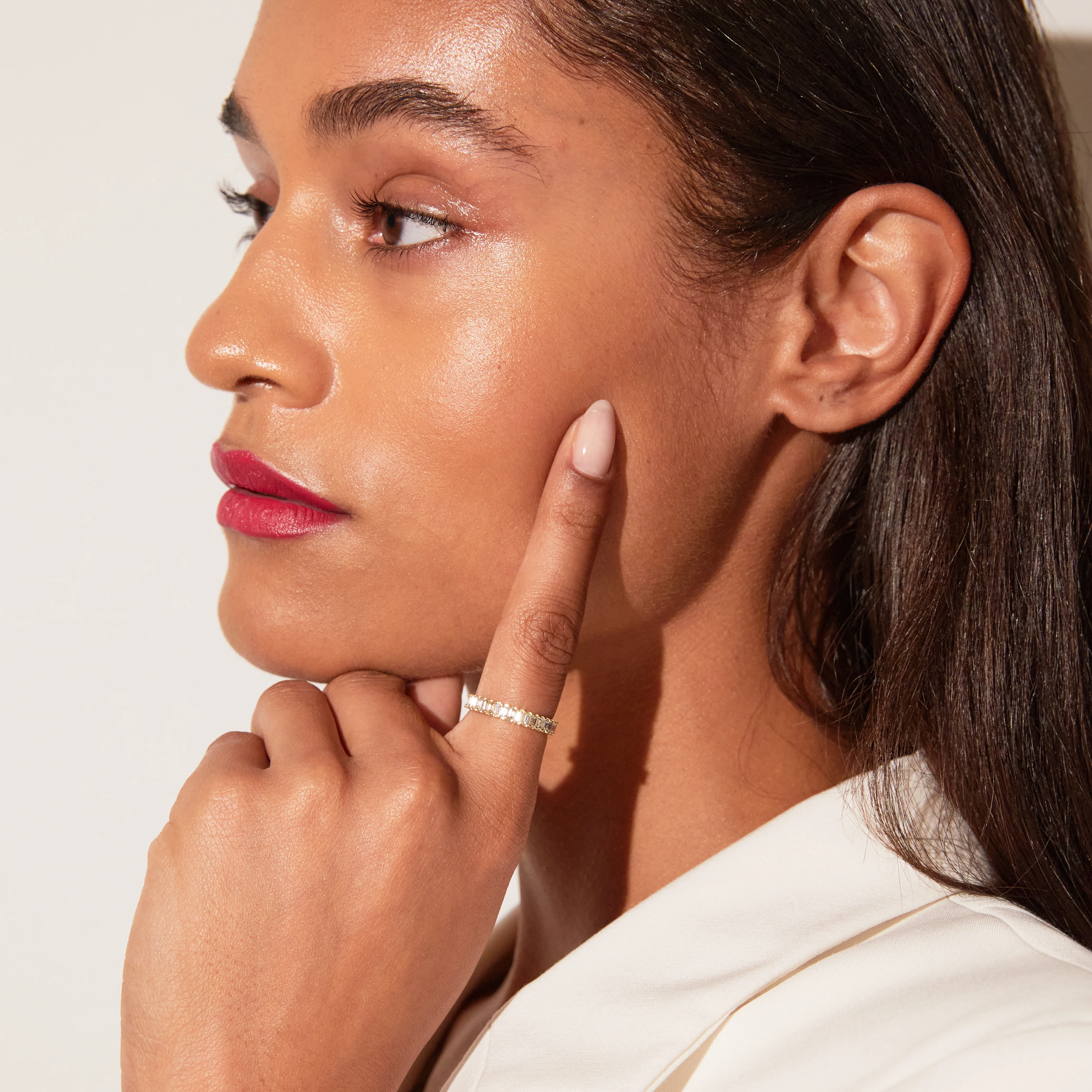 Bold Diamond Baguette Ring - Image 54