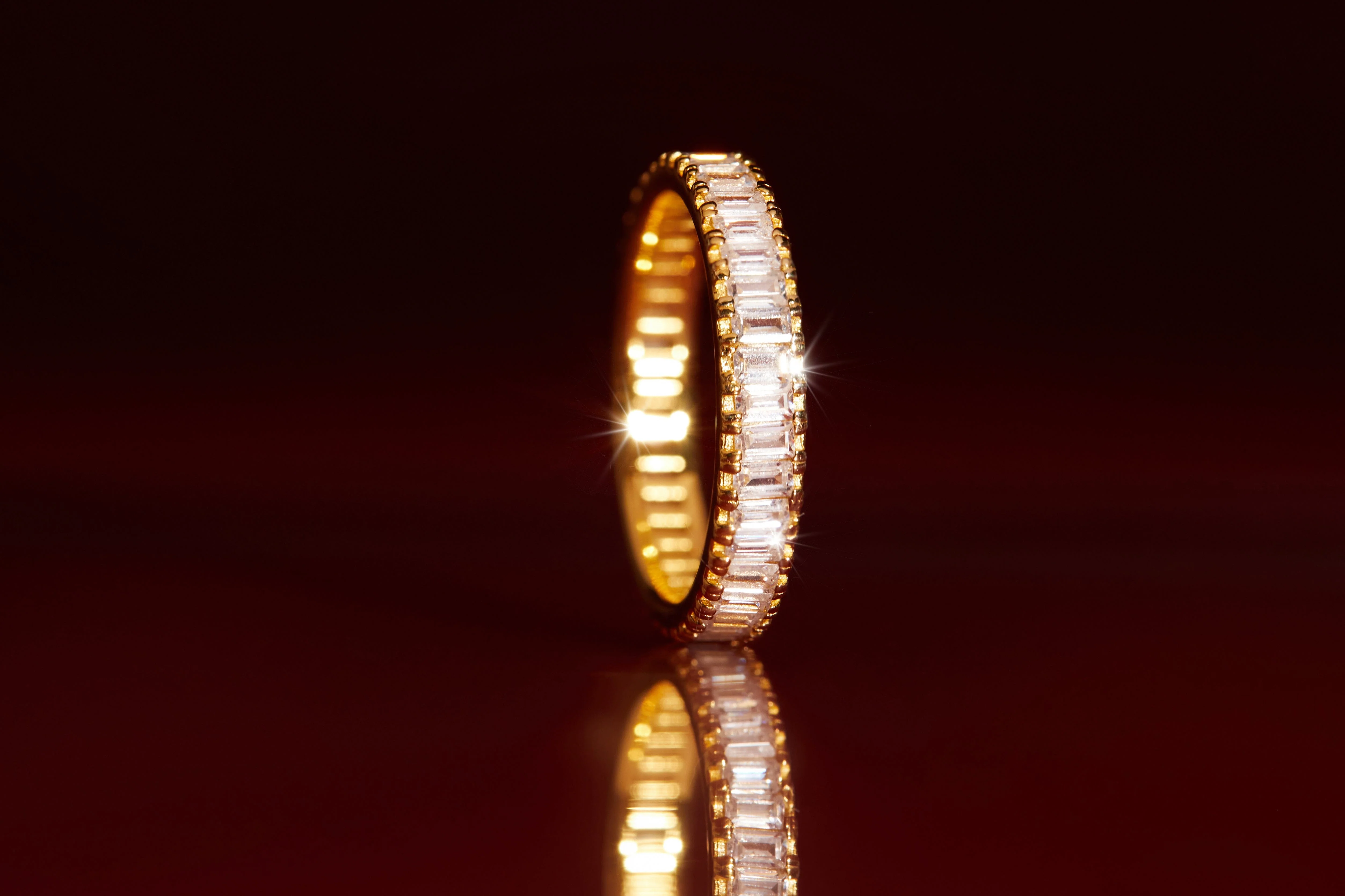 Bold Diamond Baguette Ring - Image 9