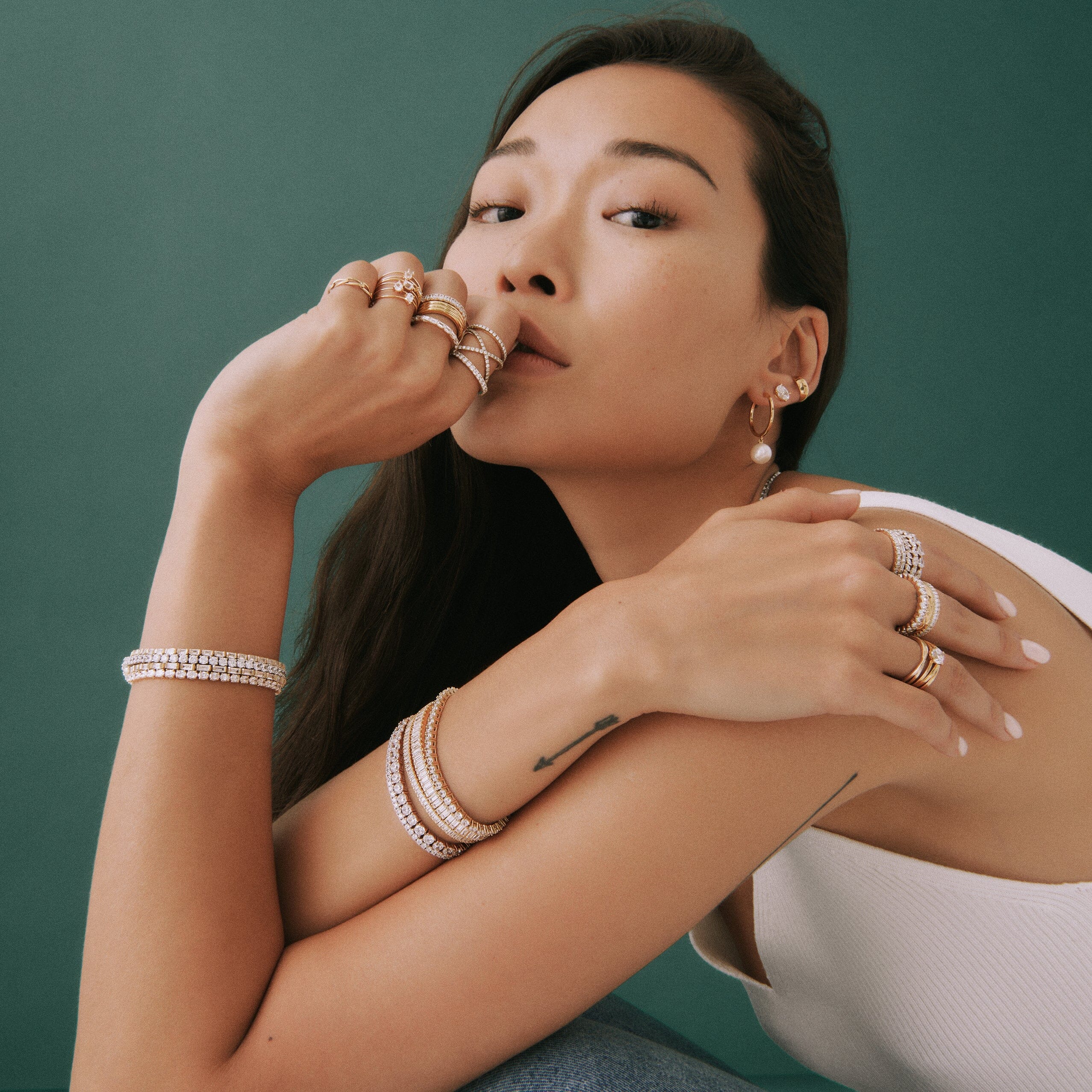 Classic Diamond Tennis Bracelet - Image 90