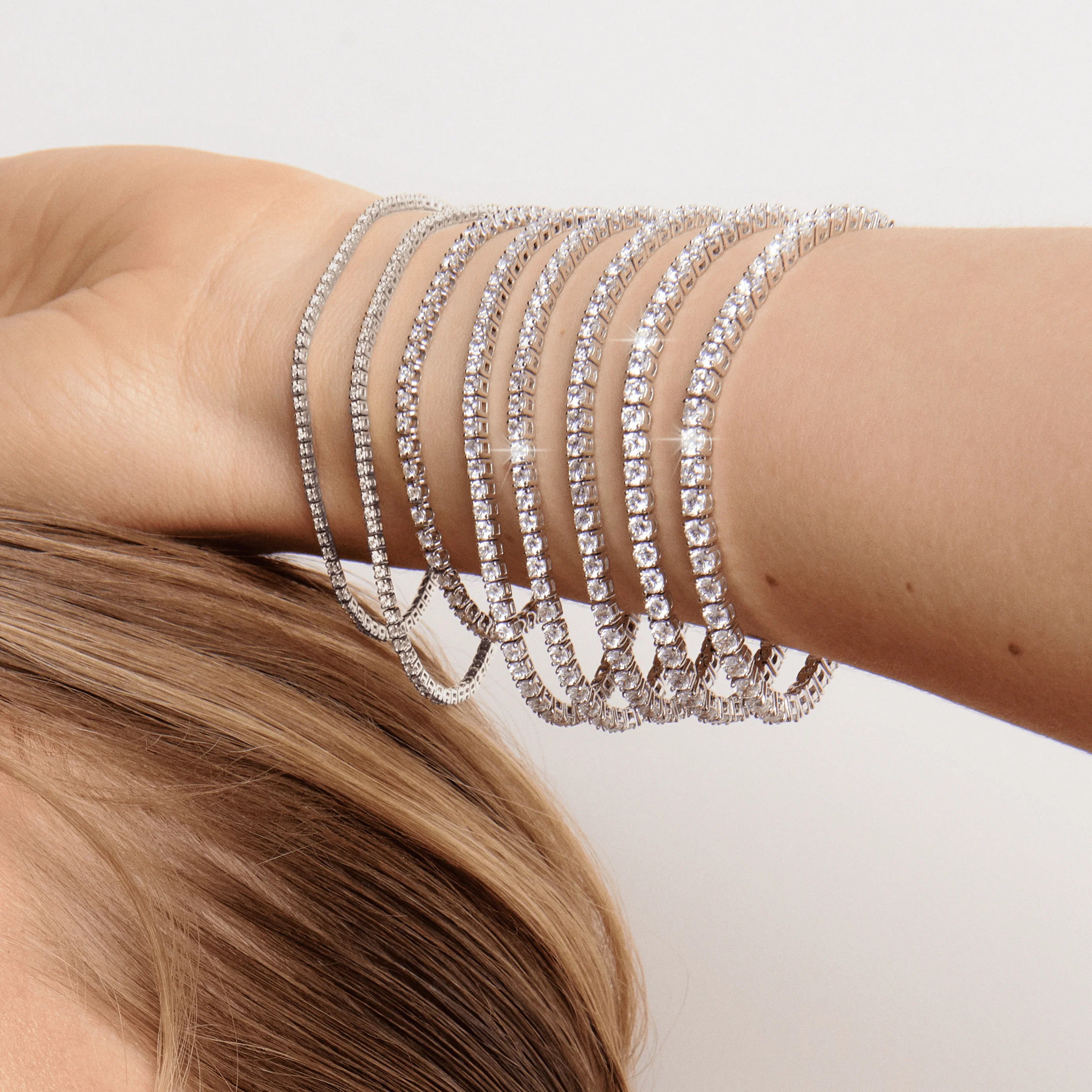 Classic Lab Grown Diamond Tennis Bracelet - Image 50