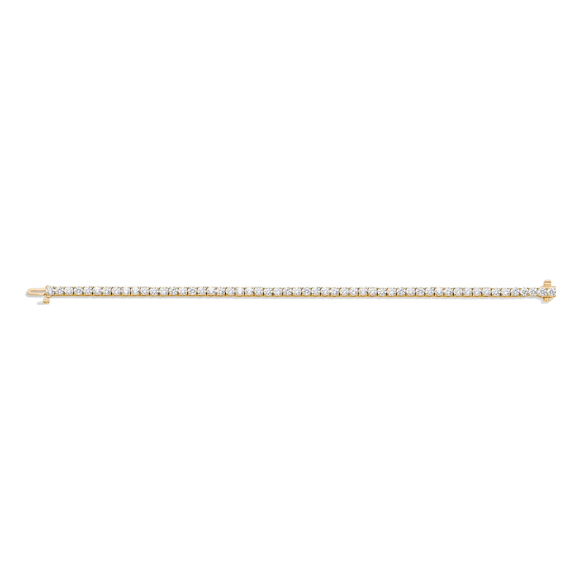 Classic Lab Grown Diamond Tennis Bracelet - 7ct - Image 5