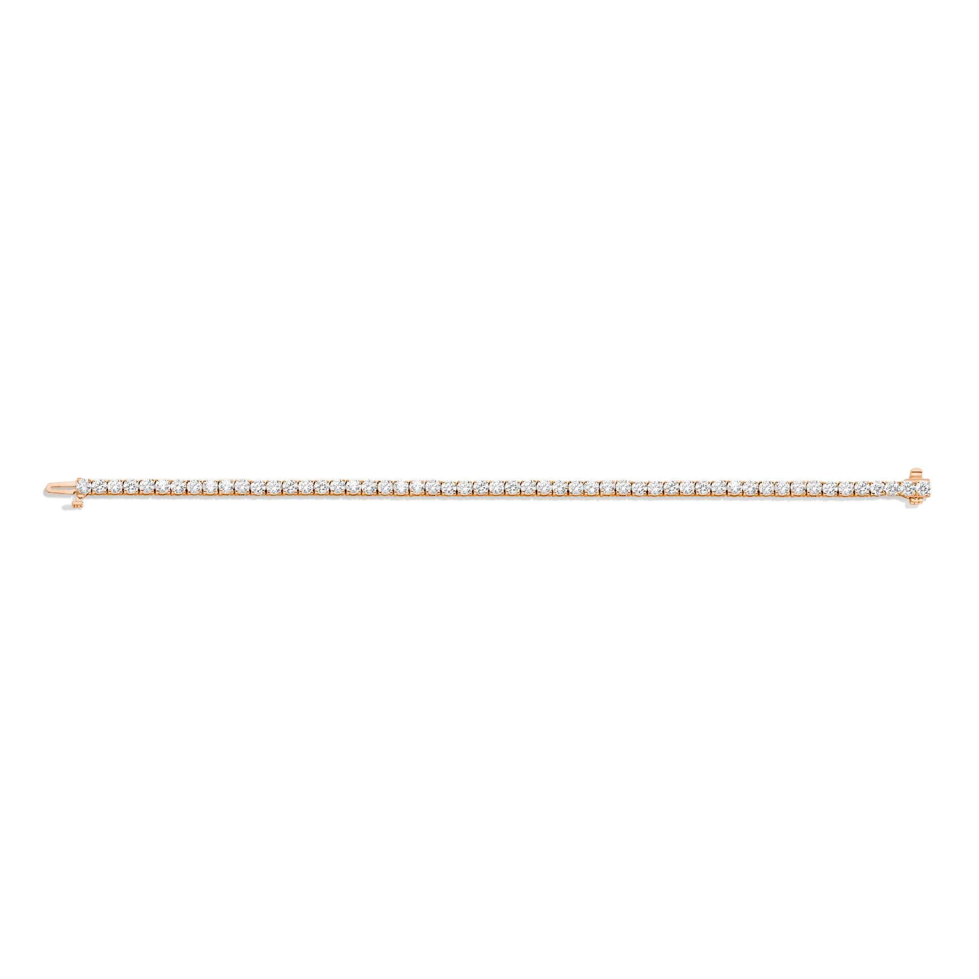 Classic Lab Grown Diamond Tennis Bracelet - 7ct - Image 6