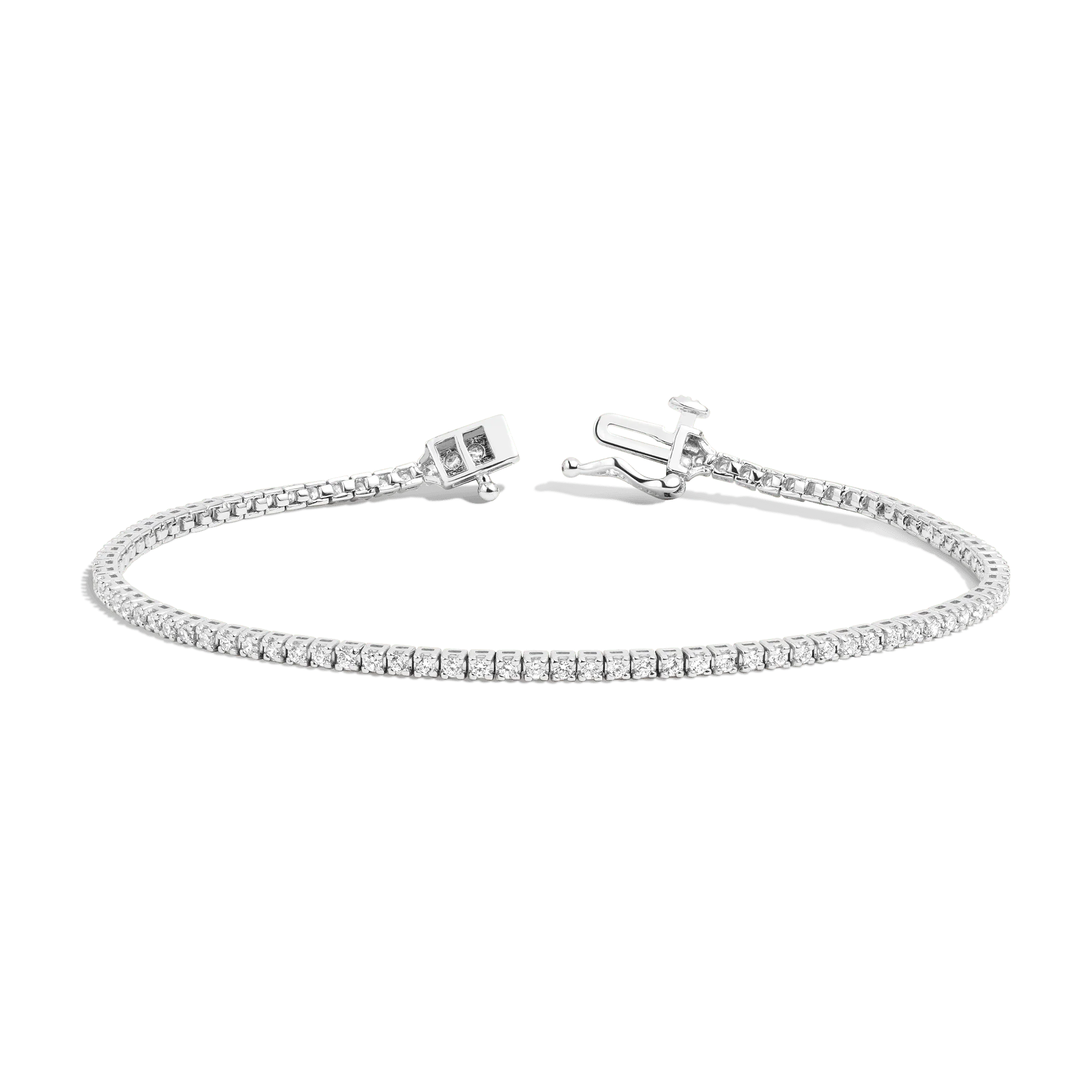 Classic Lab Grown Diamond Tennis Bracelet - Image 7