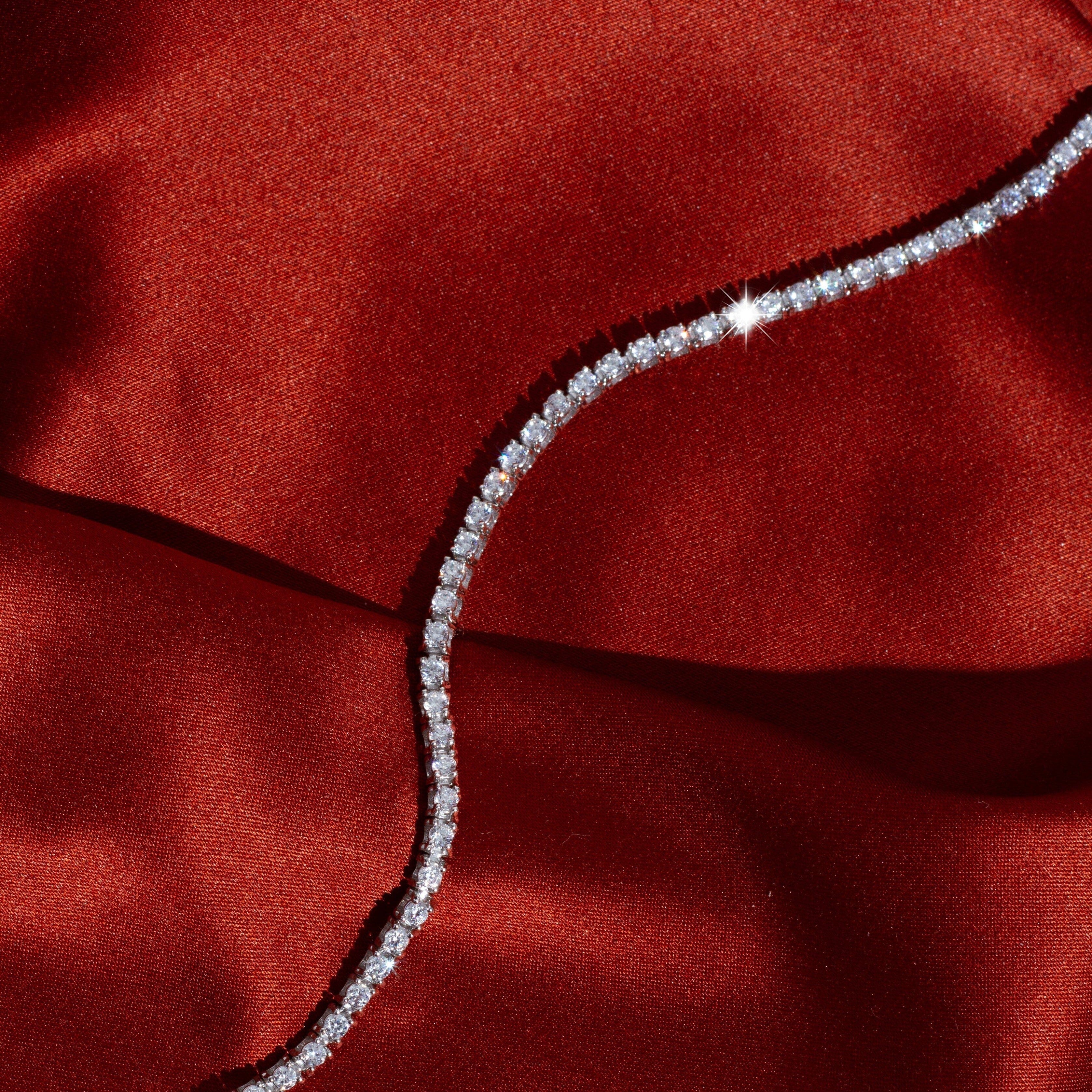 Classic Lab Grown Diamond Tennis Bracelet - 2ct - Image 10