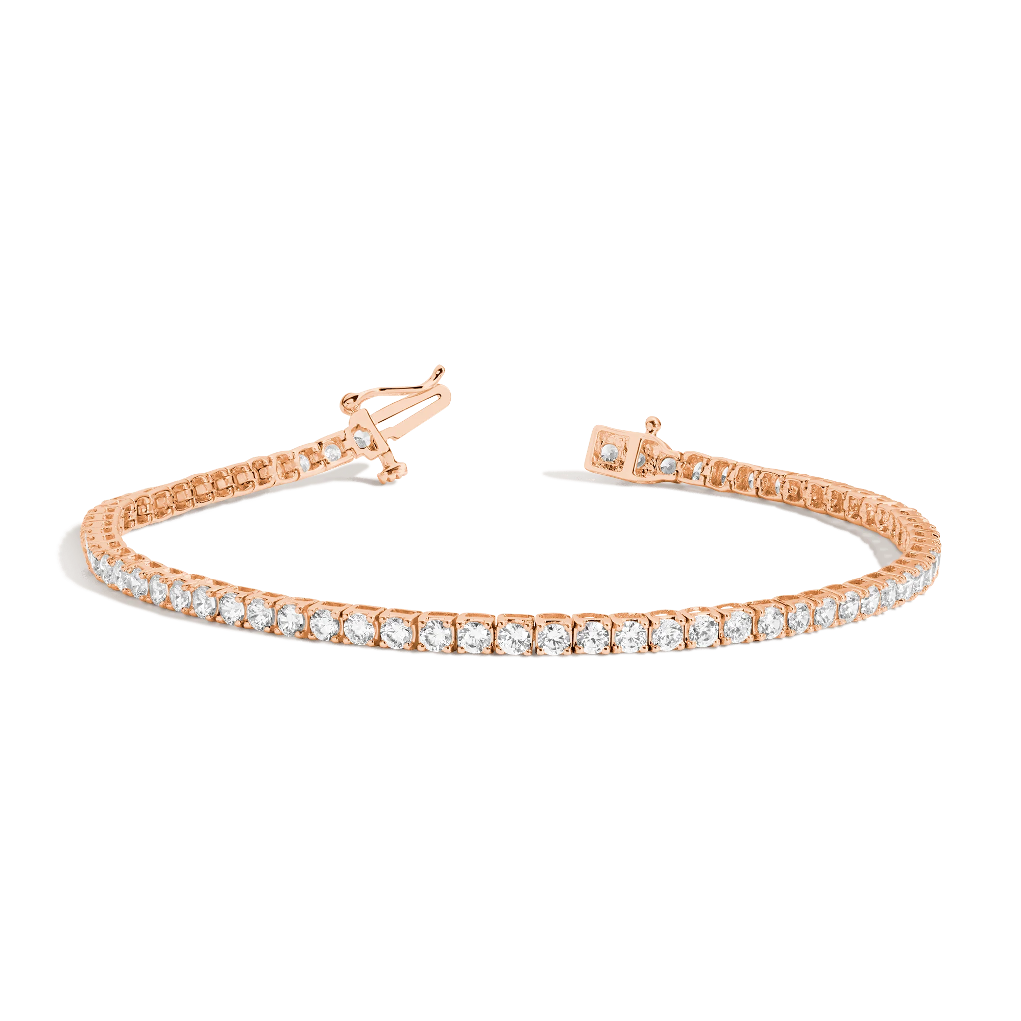 Classic Lab Grown Diamond Tennis Bracelet - 3ct - Image 3