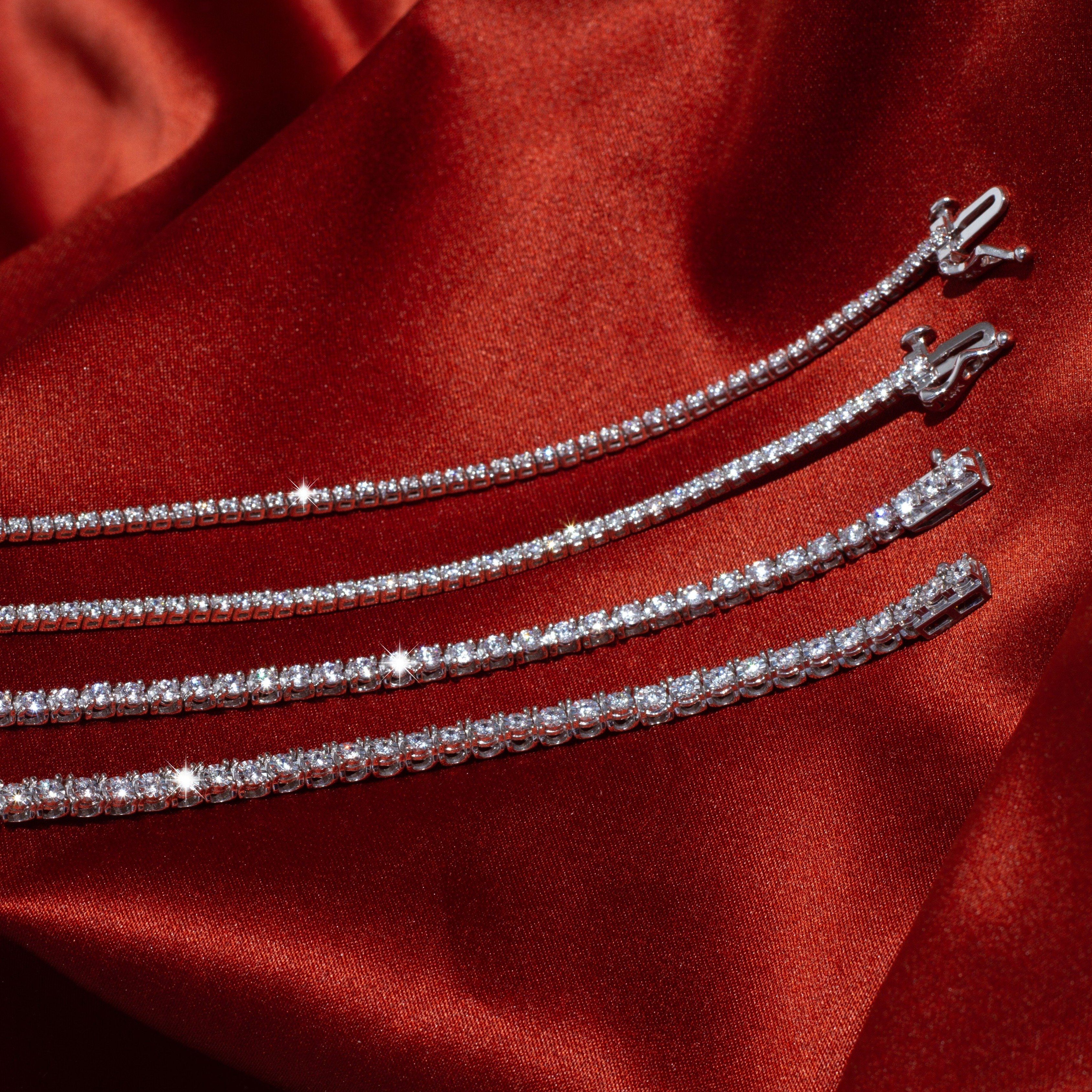 Classic Diamond Tennis Bracelet - 1ct - Image 12