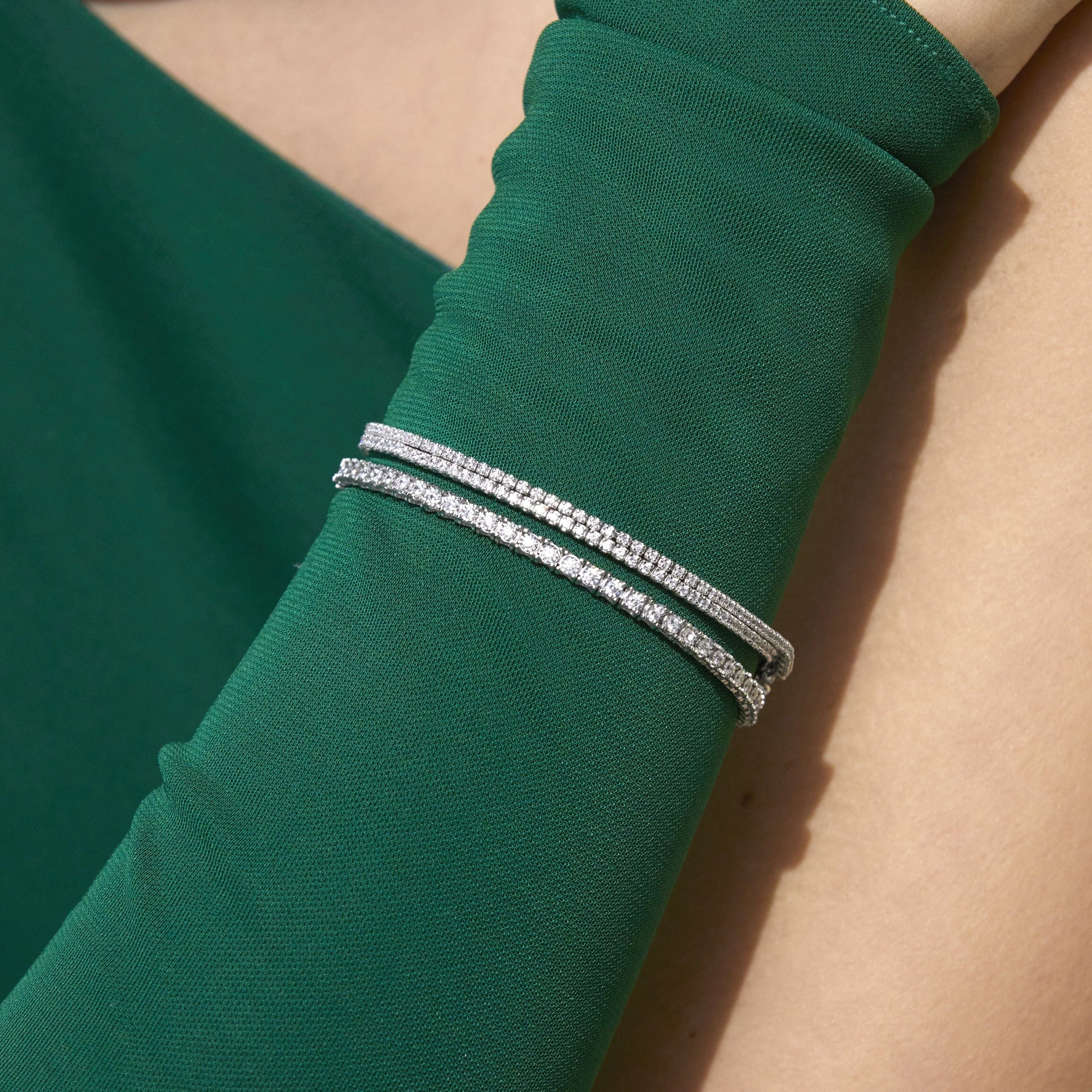 Classic Diamond Tennis Bracelet - 1ct - Image 13