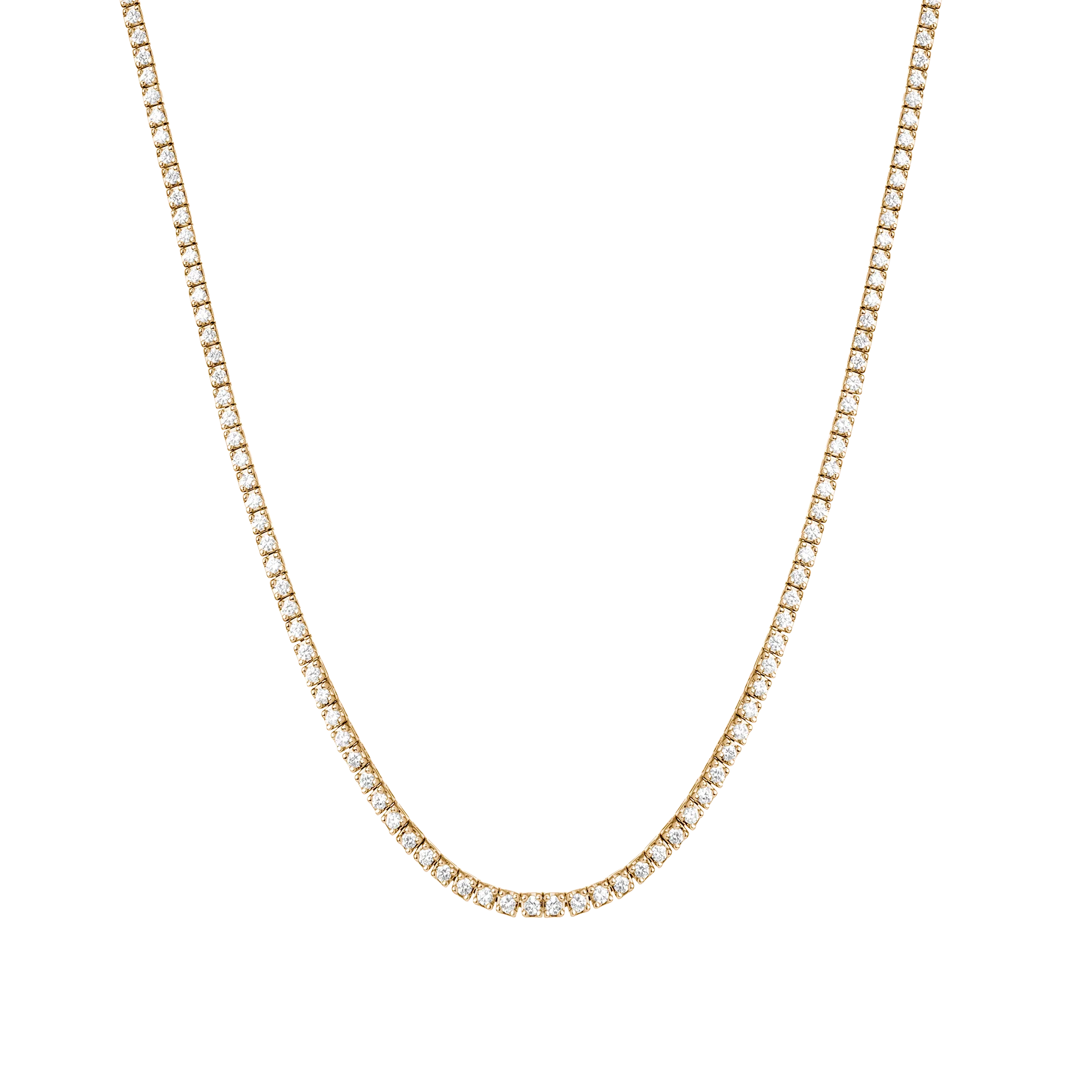 Classic Diamond Tennis Necklace - Image 12
