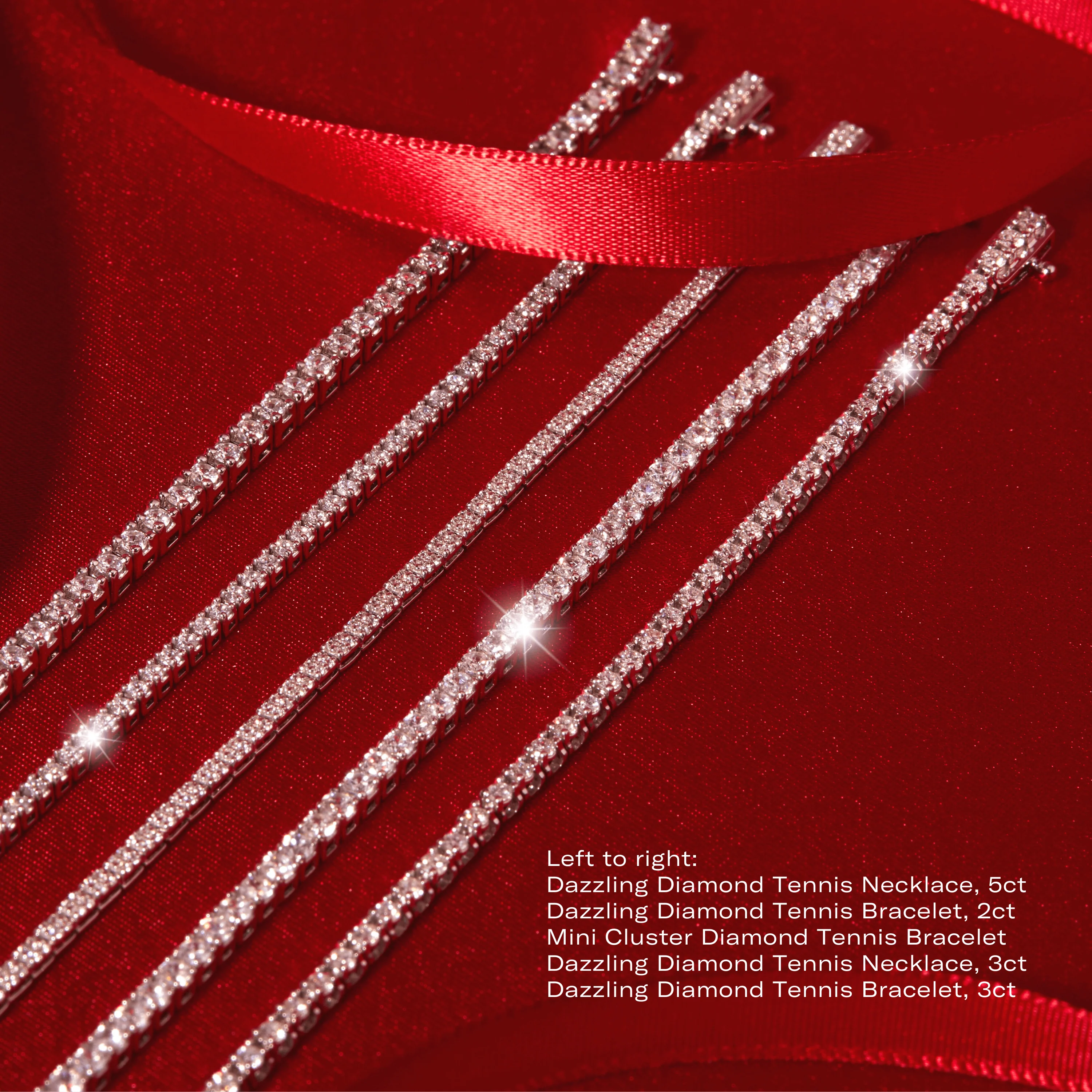Classic Diamond Tennis Necklace - Image 30