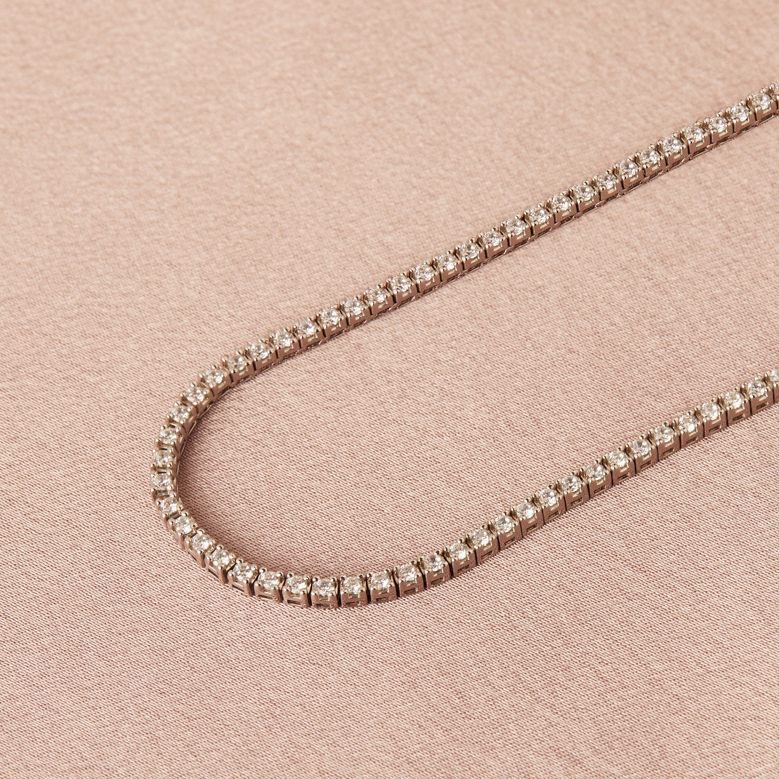 Classic Diamond Tennis Necklace - Image 31