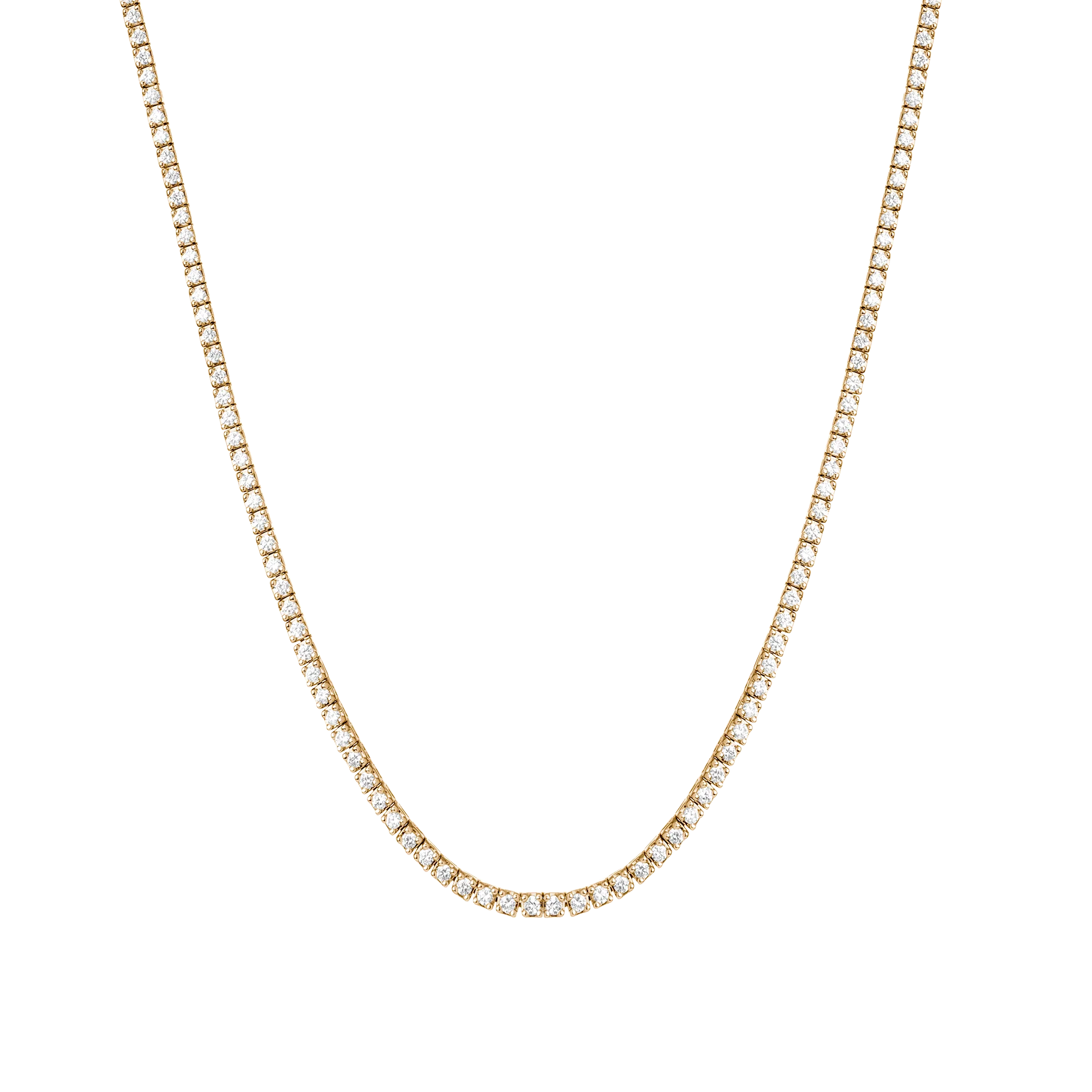 Classic Lab Grown Diamond Tennis Necklace - Image 12