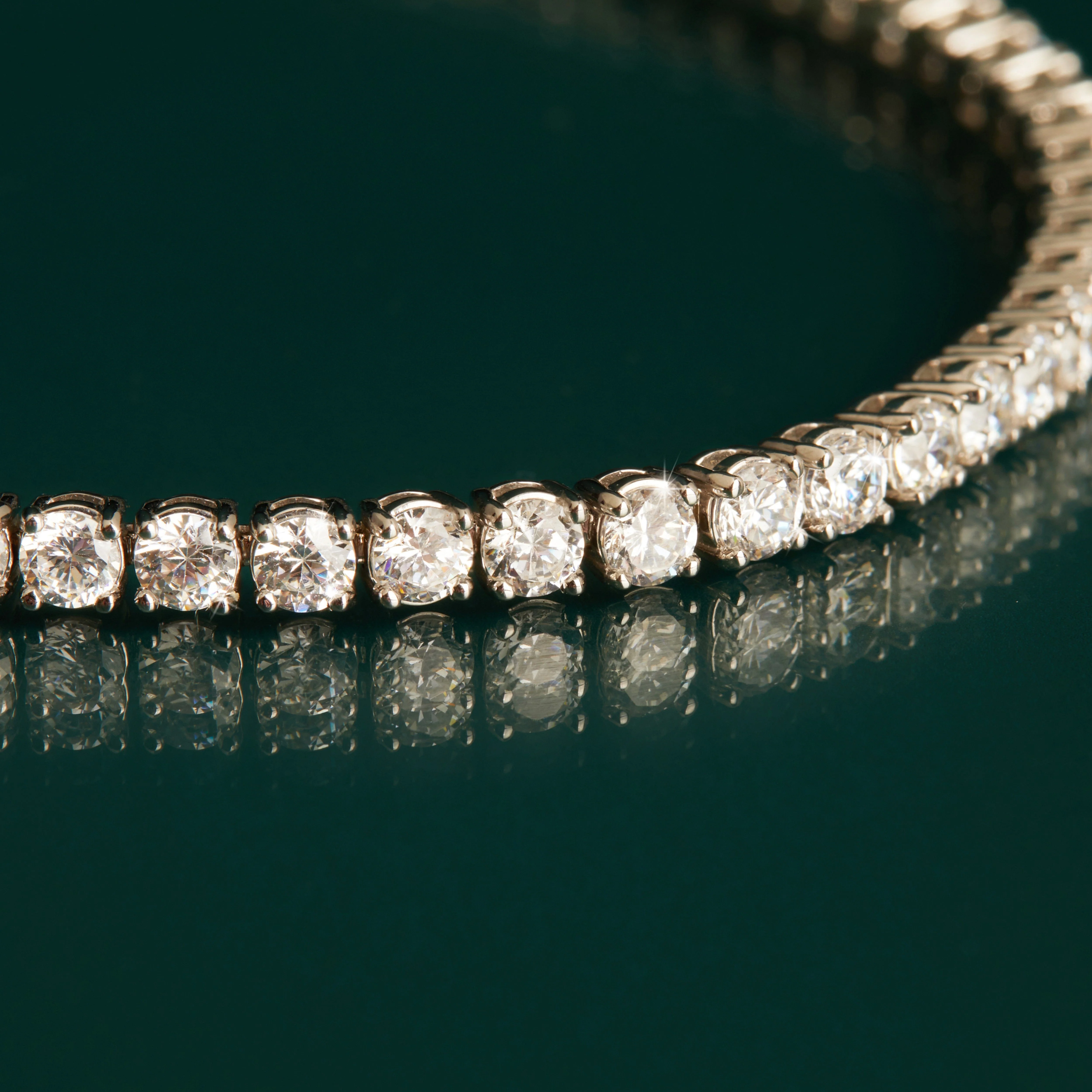 Classic Lab Grown Diamond Tennis Necklace - Image 21