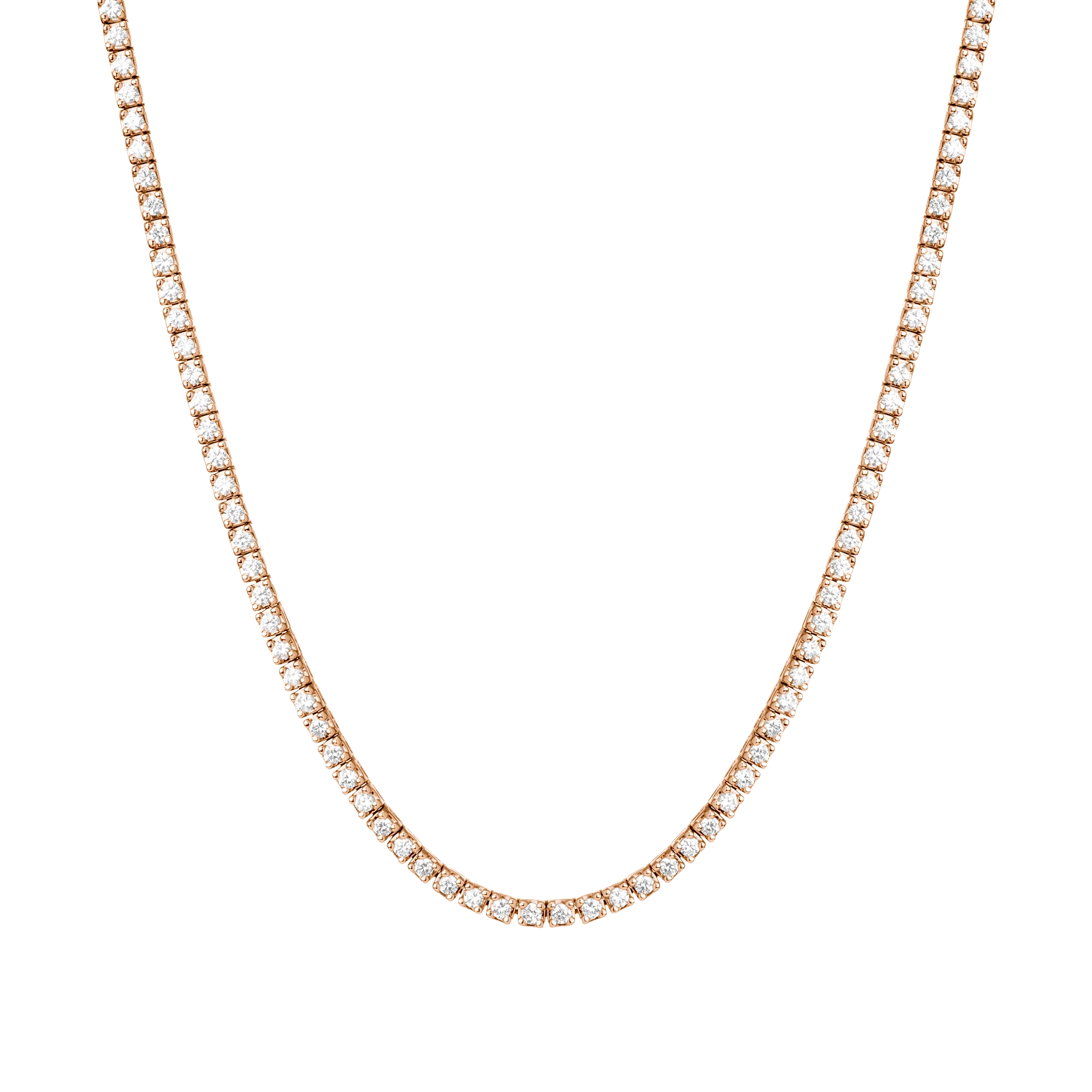 Classic Lab Grown Diamond Tennis Necklace - Image 3