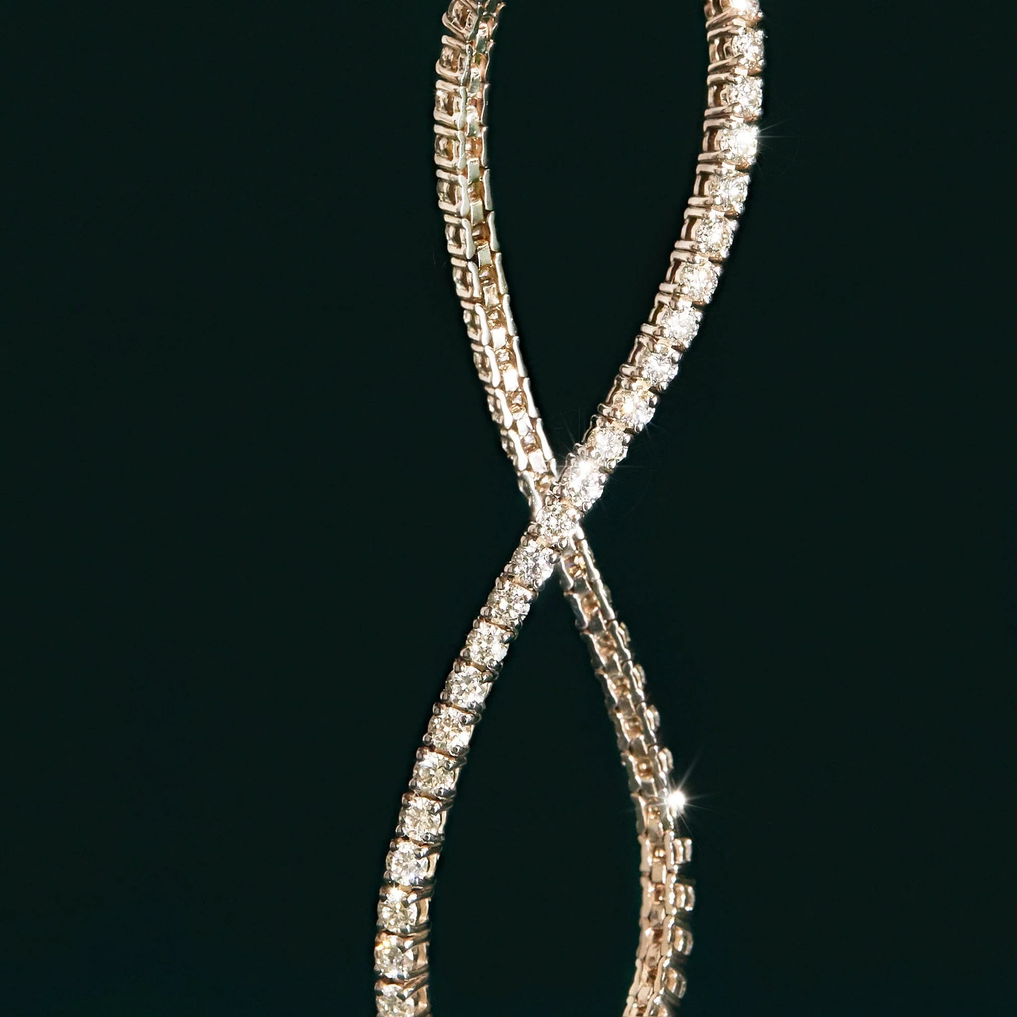 Classic Lab Grown Diamond Tennis Necklace - Image 36