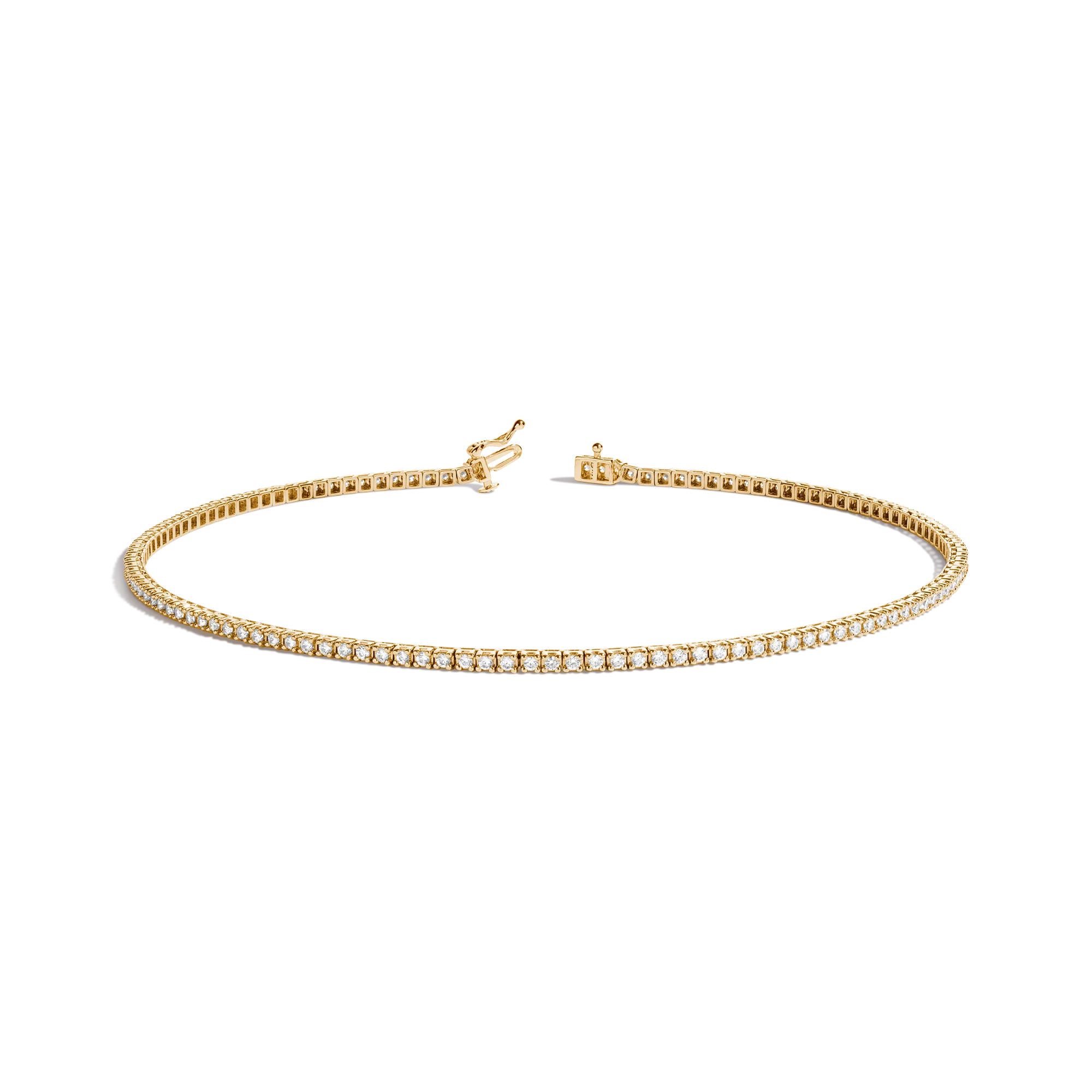 Classic Lab Grown Diamond Tennis Necklace - Image 4