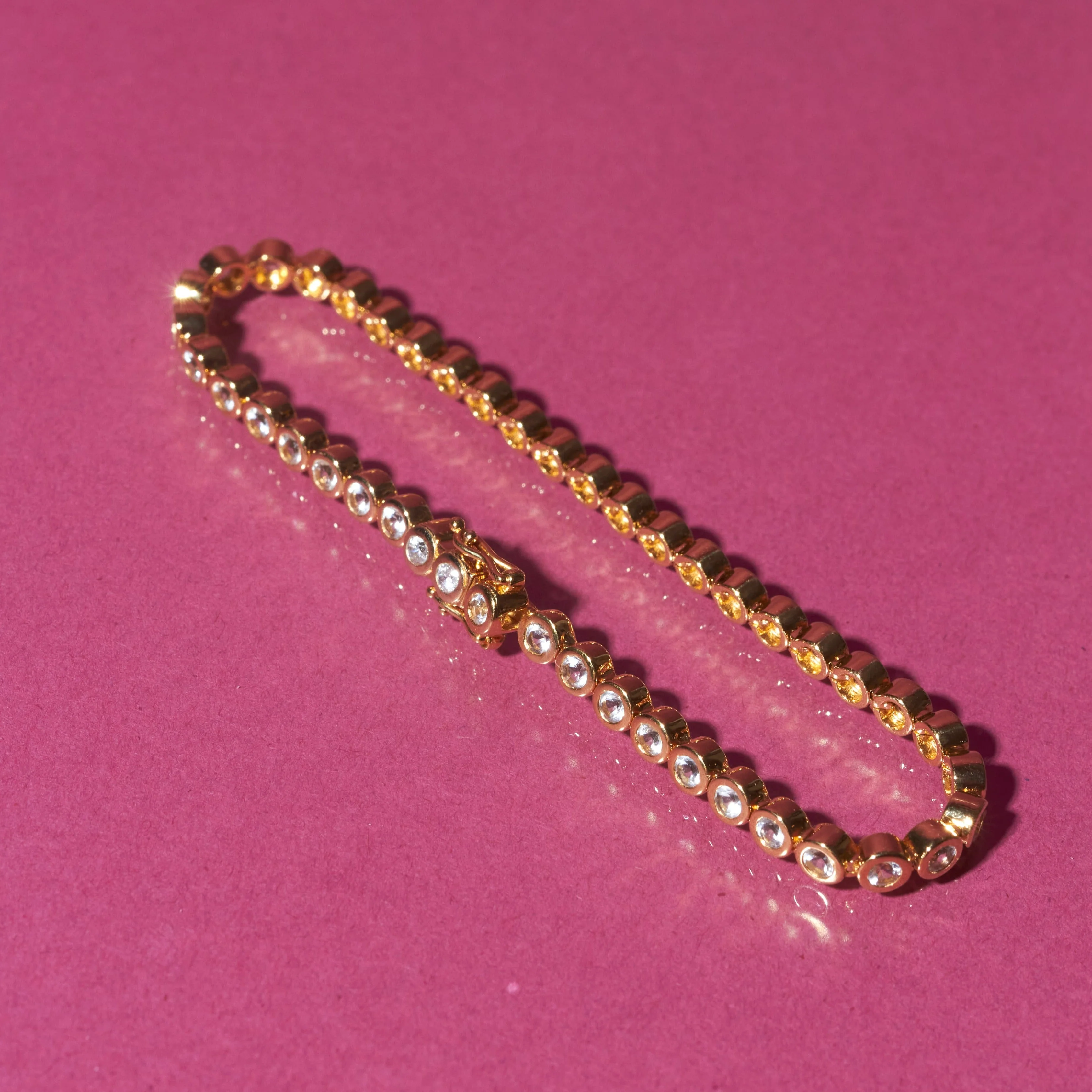 Diamond Bezel Tennis Bracelet - Image 10