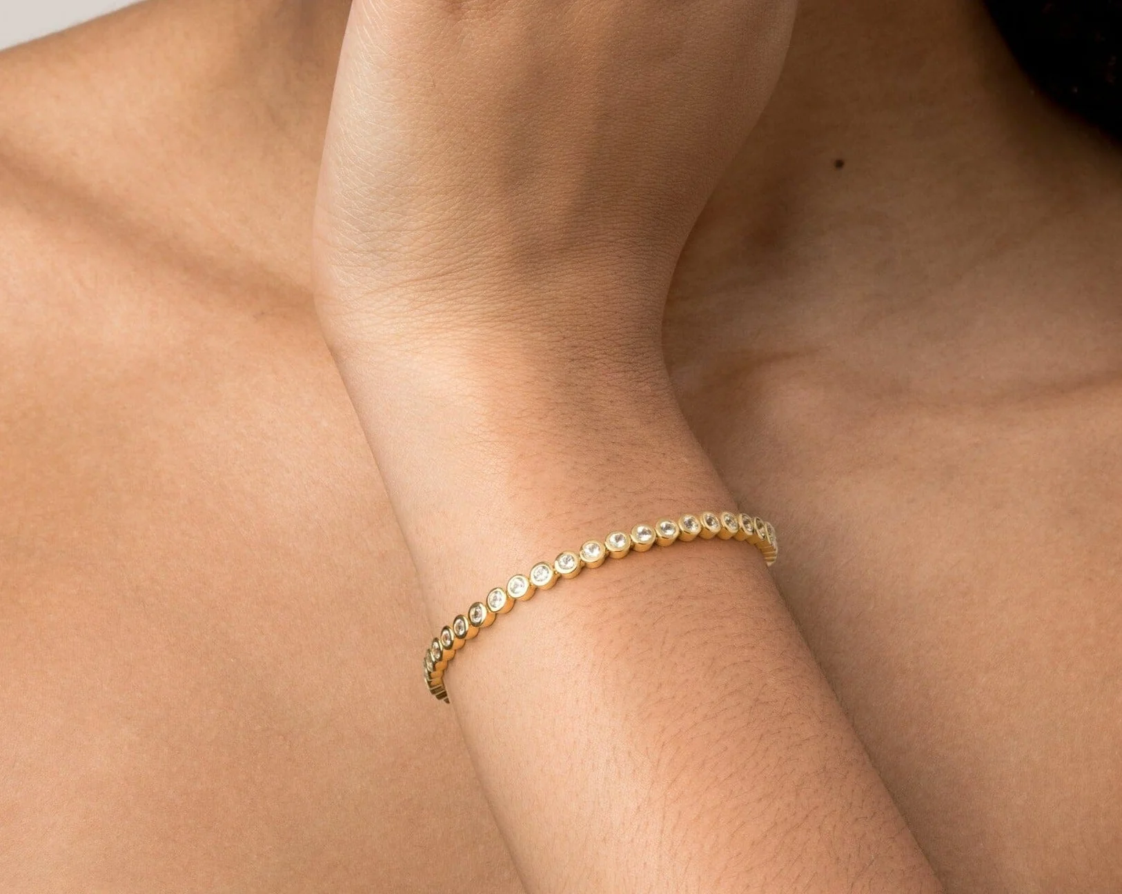 Diamond Bezel Tennis Bracelet - Image 15