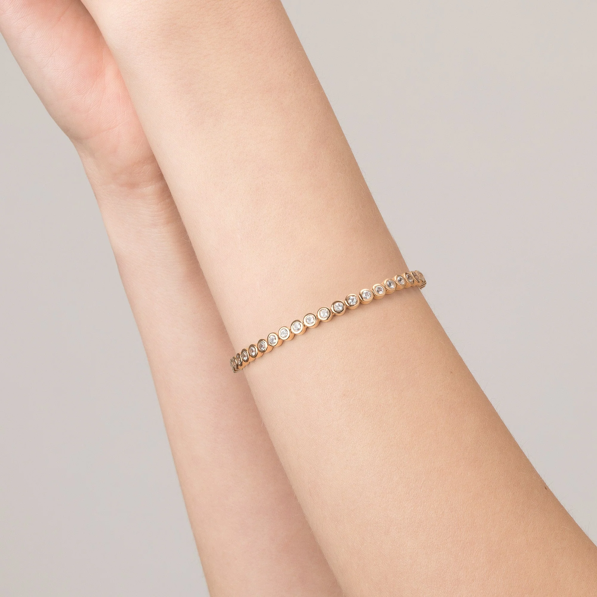 Diamond Bezel Tennis Bracelet - Image 16