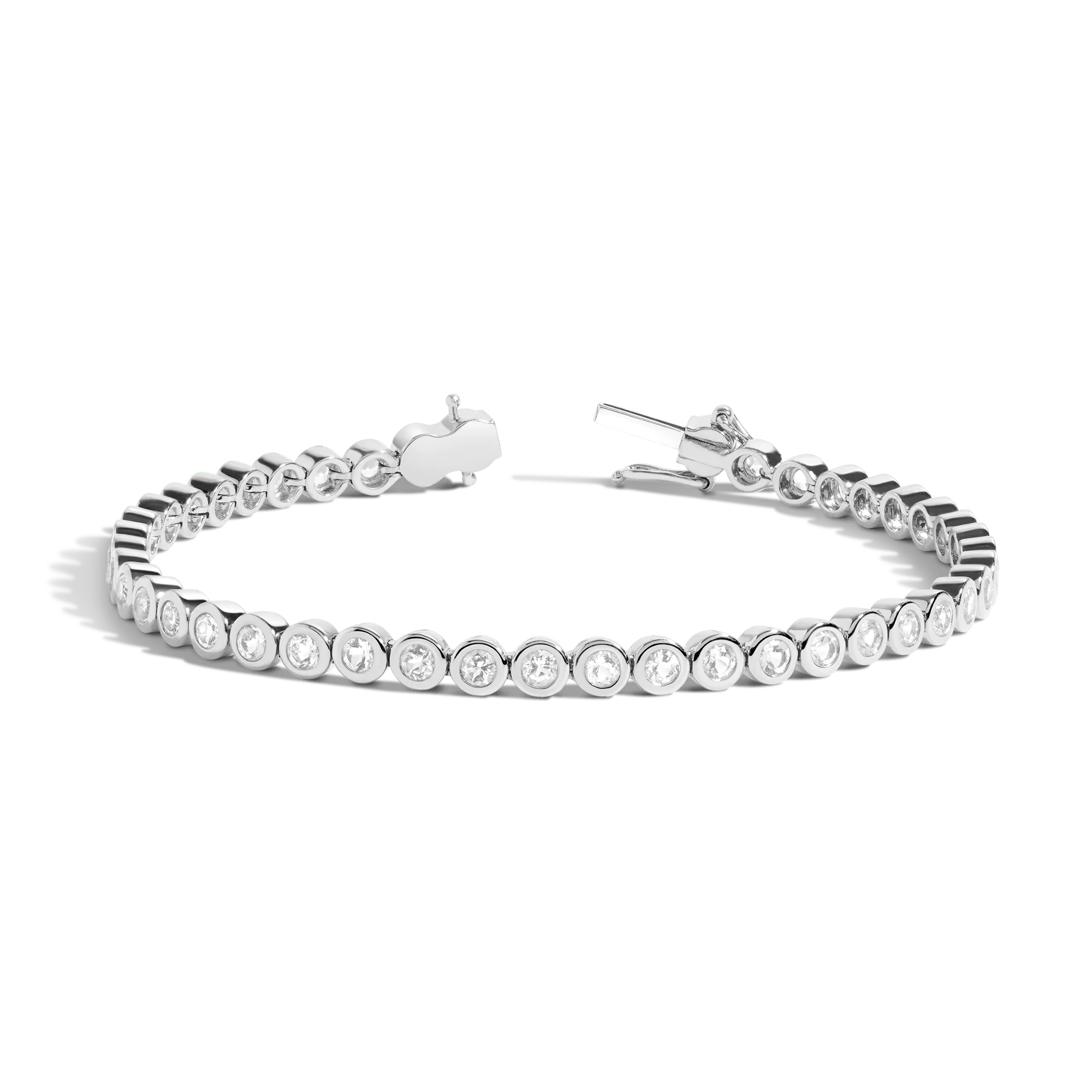 Diamond Bezel Tennis Bracelet - Image 3
