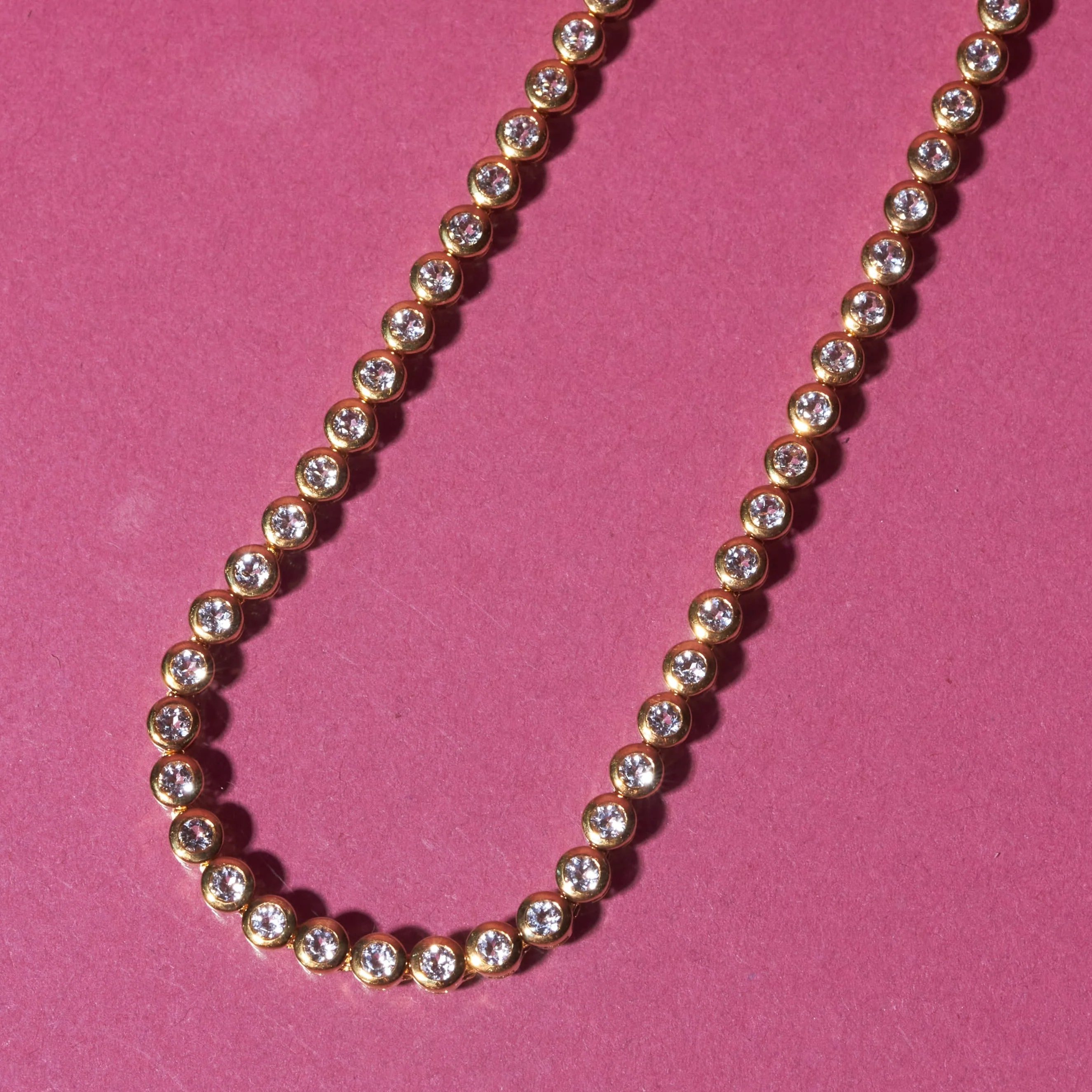 Diamond Bezel Tennis Necklace - Image 15