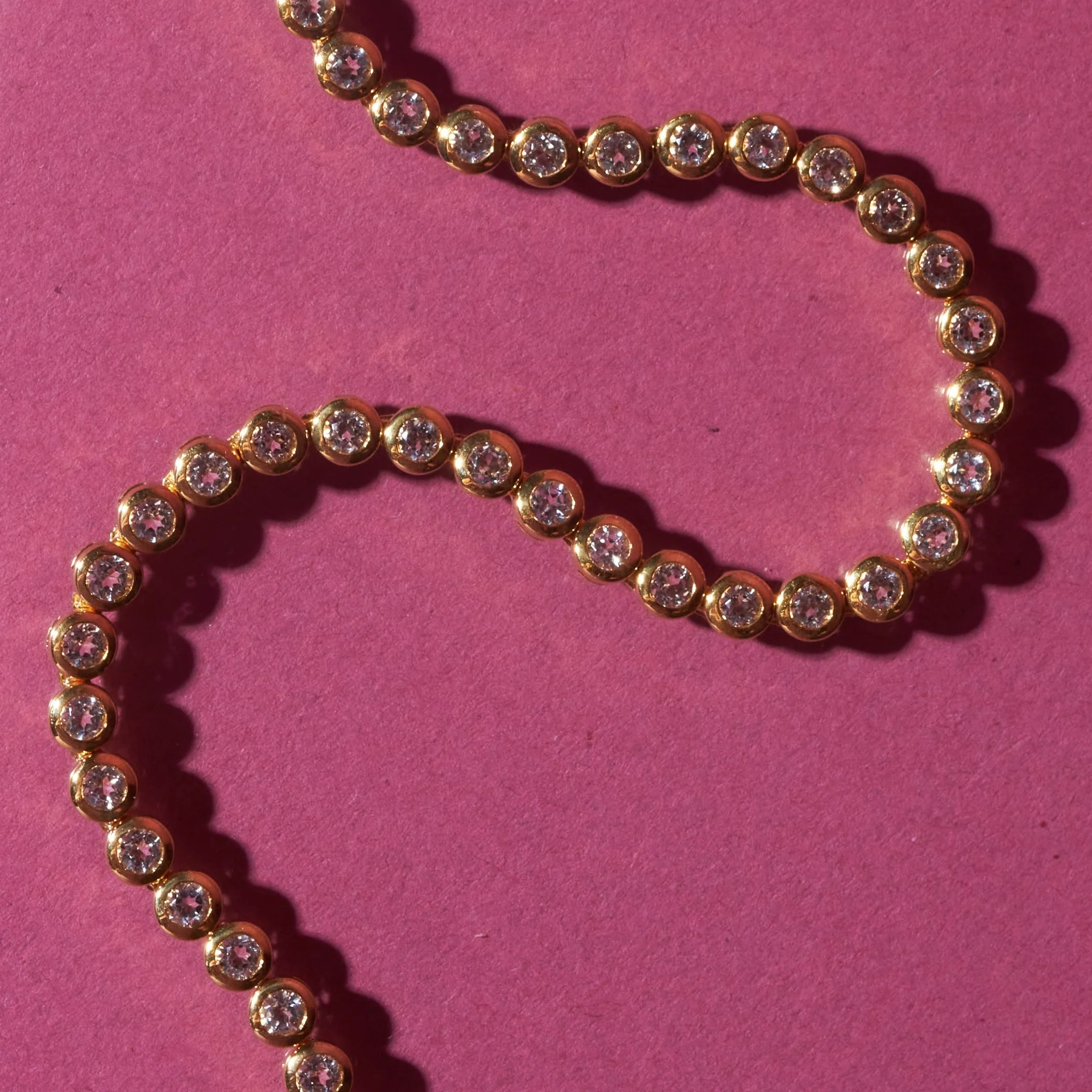 Diamond Bezel Tennis Necklace - Image 16