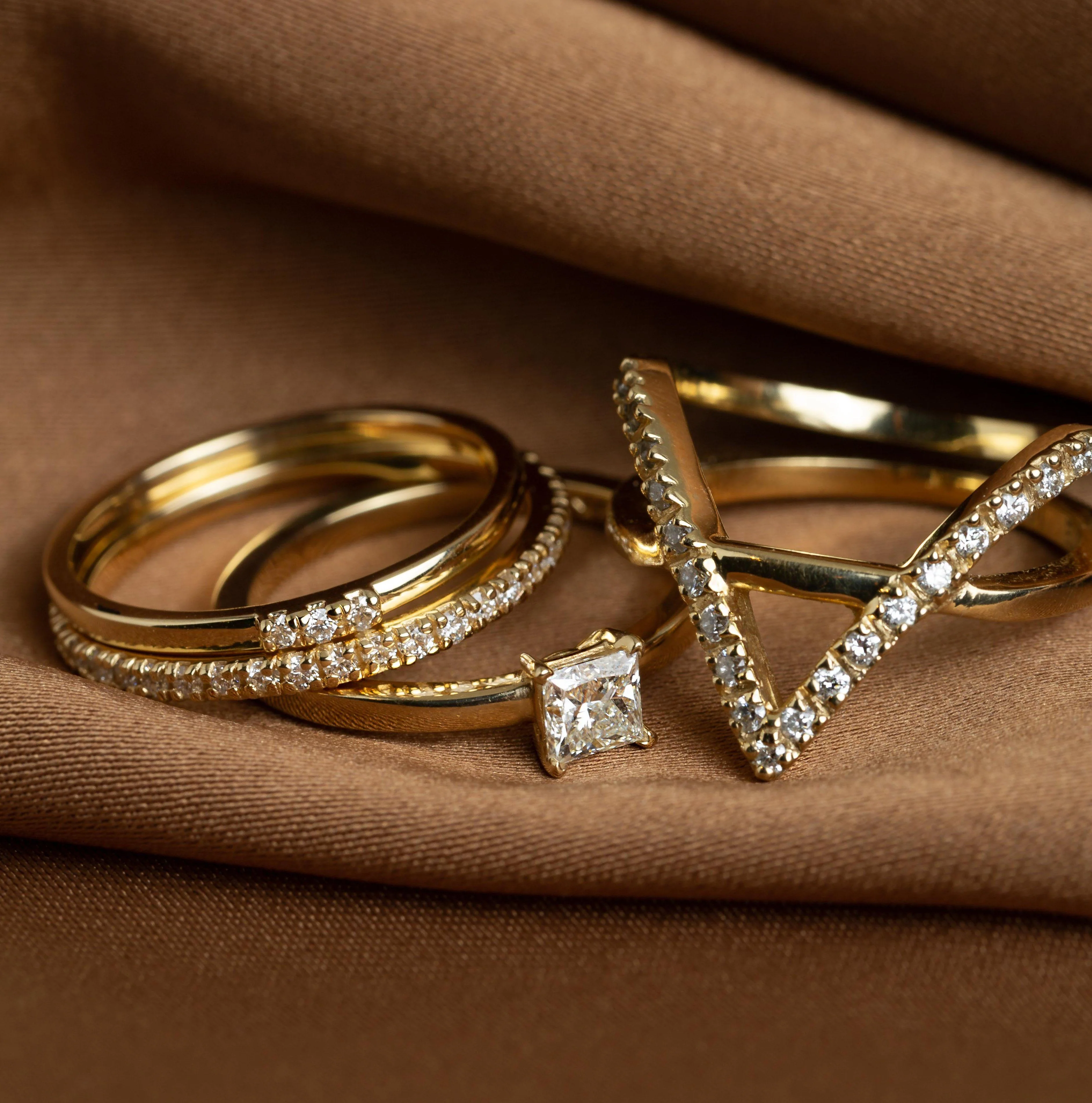 Diamond Stacker Ring - Image 11