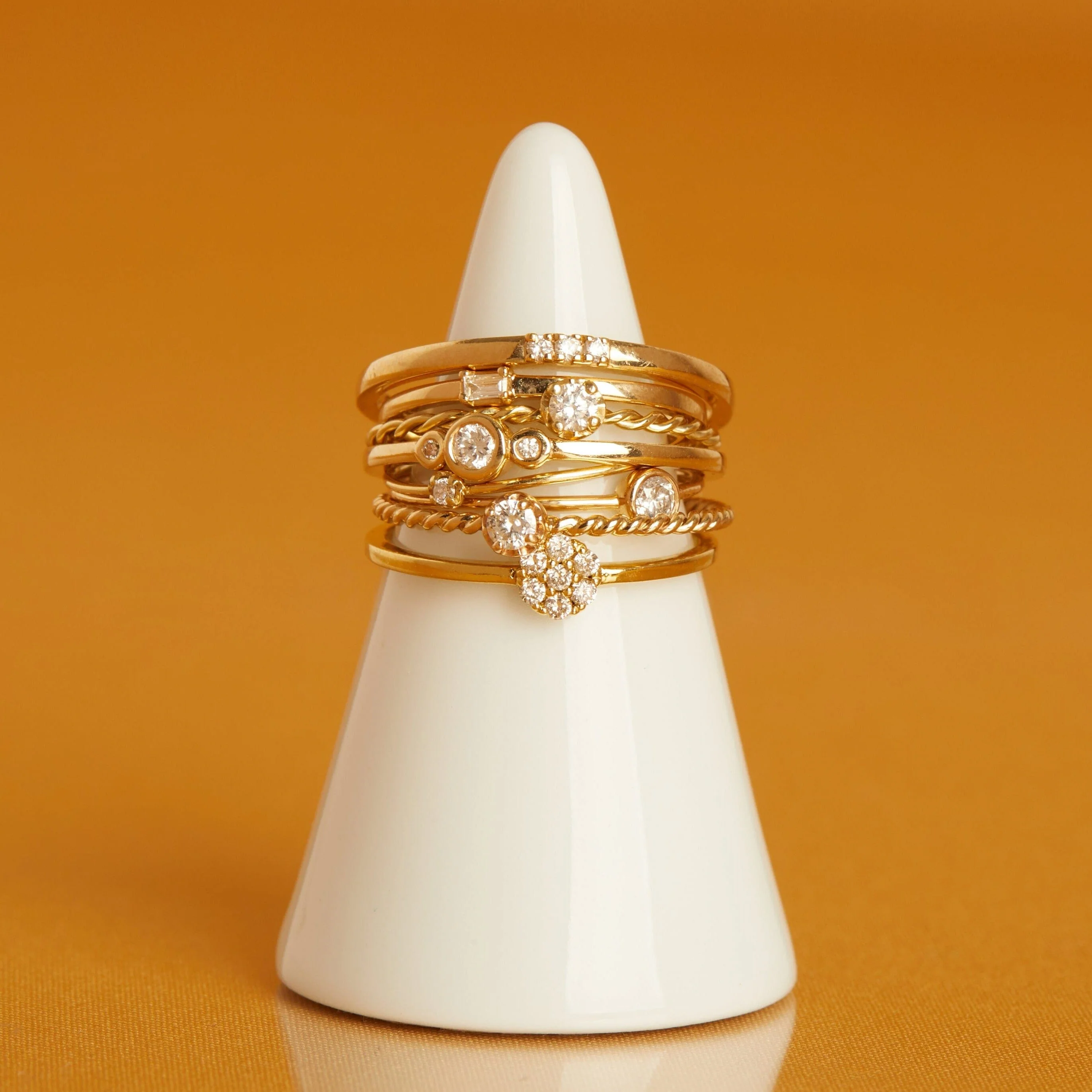 Diamond Stacker Ring - Image 8