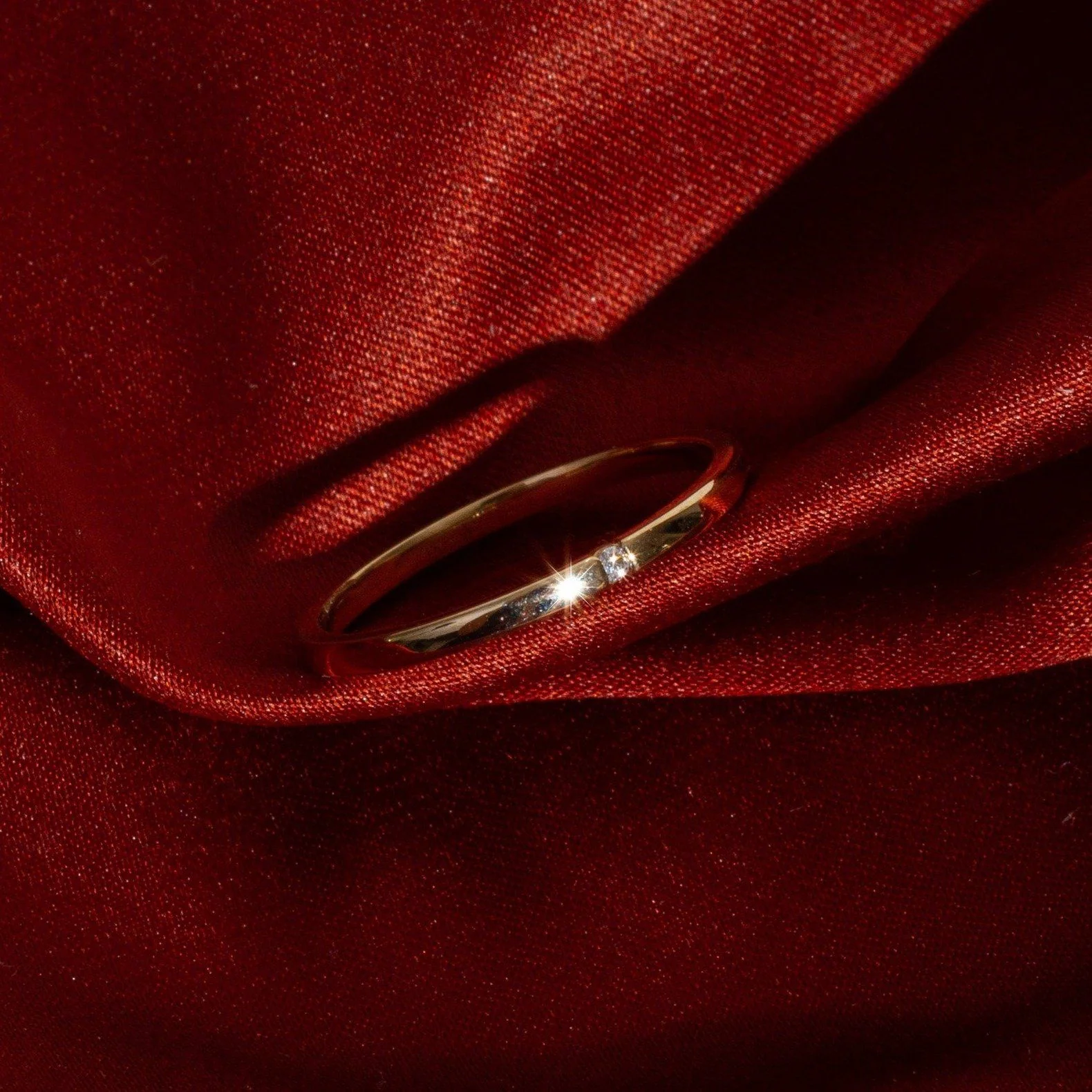 Petite Diamond Tension Ring - Image 10