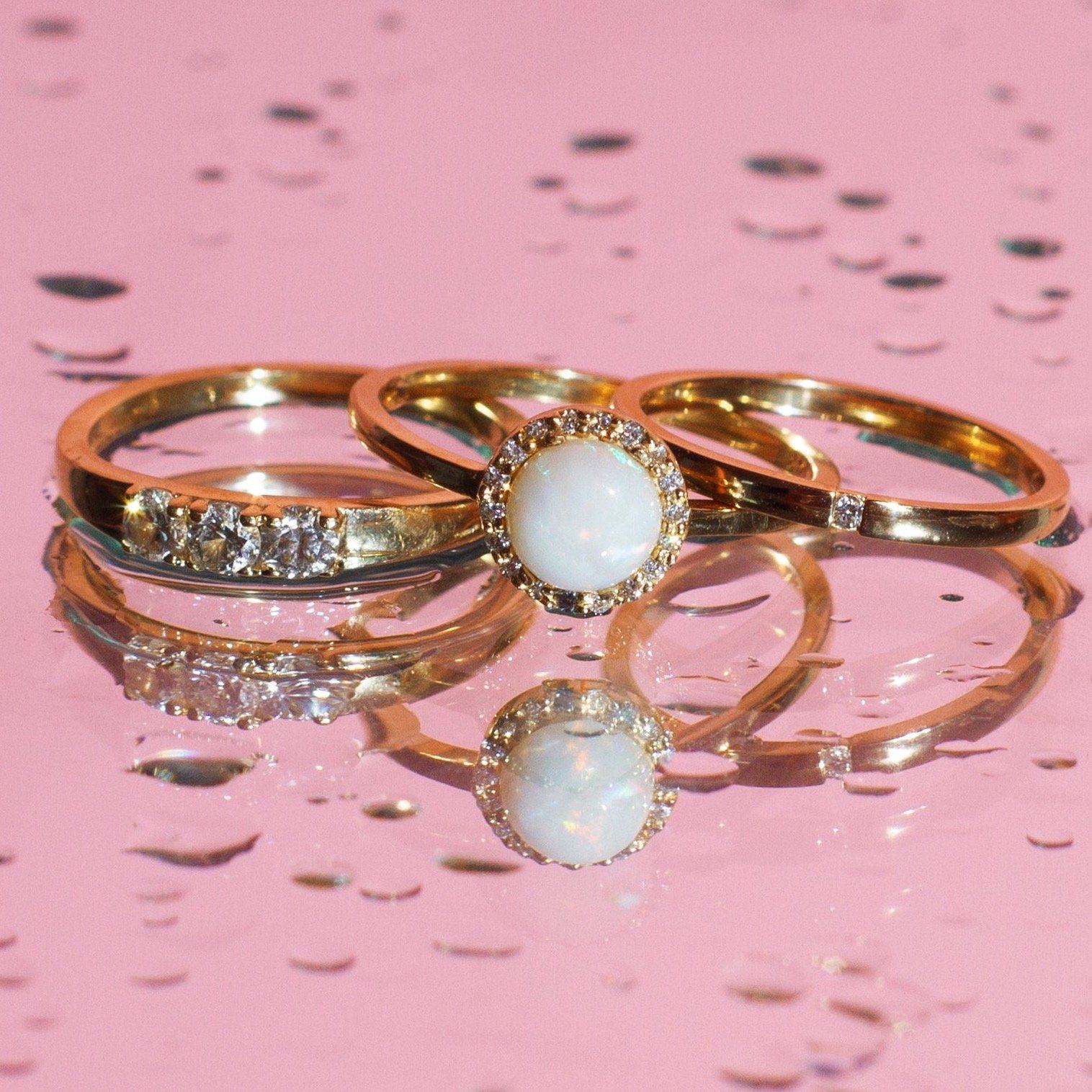 Petite Diamond Tension Ring - Image 11