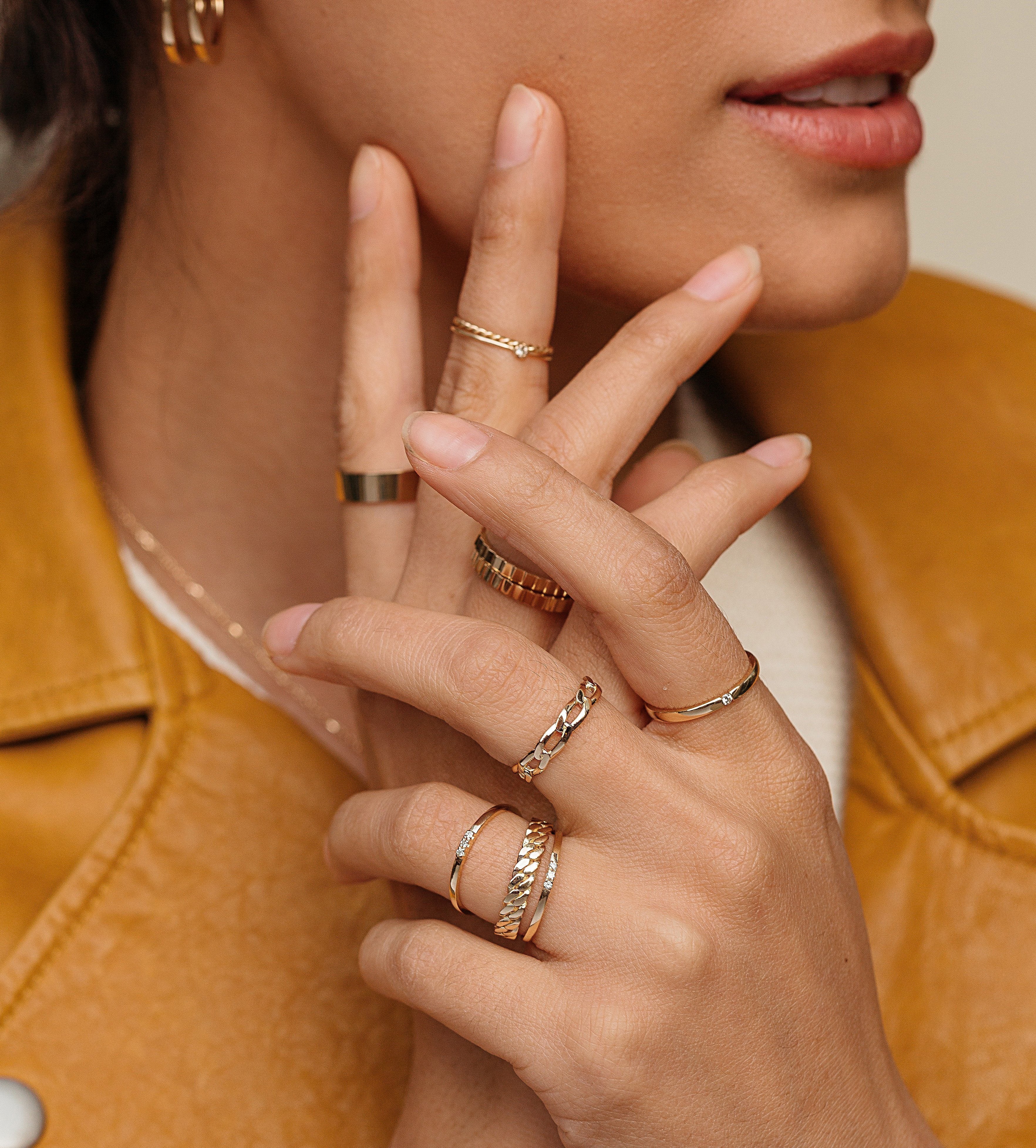 Petite Diamond Tension Ring - Image 13