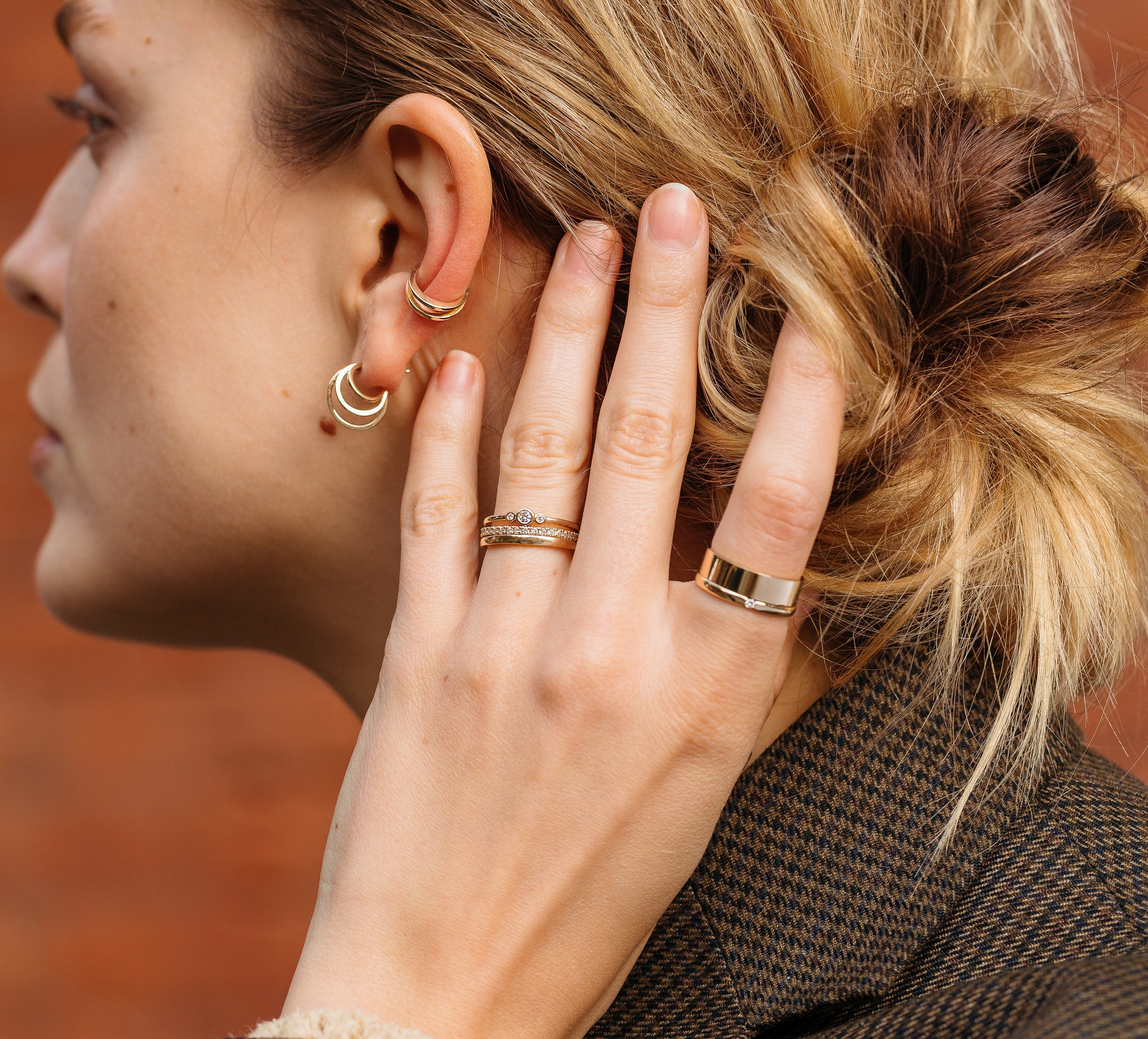 Petite Diamond Tension Ring - Image 14