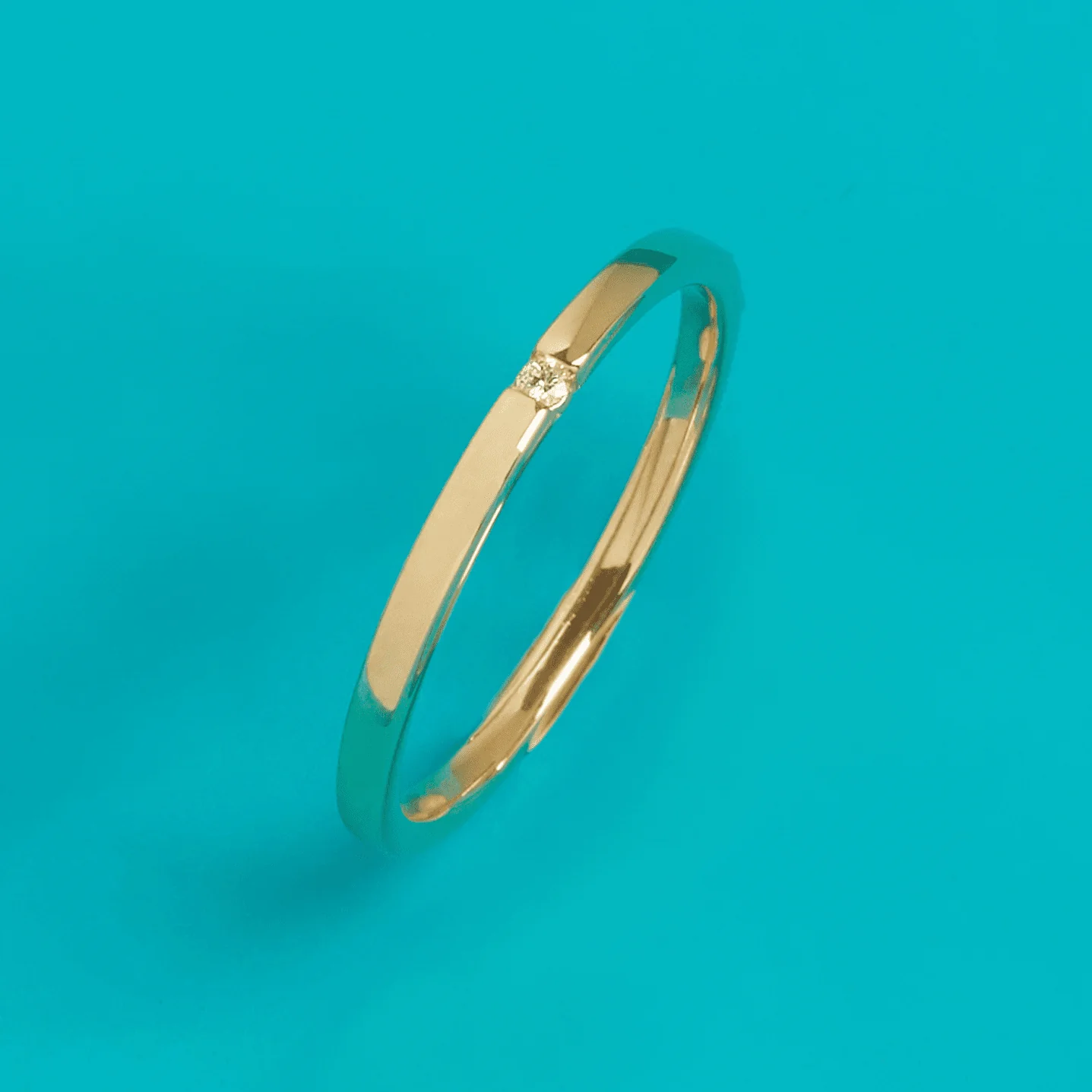 Petite Diamond Tension Ring - Image 8