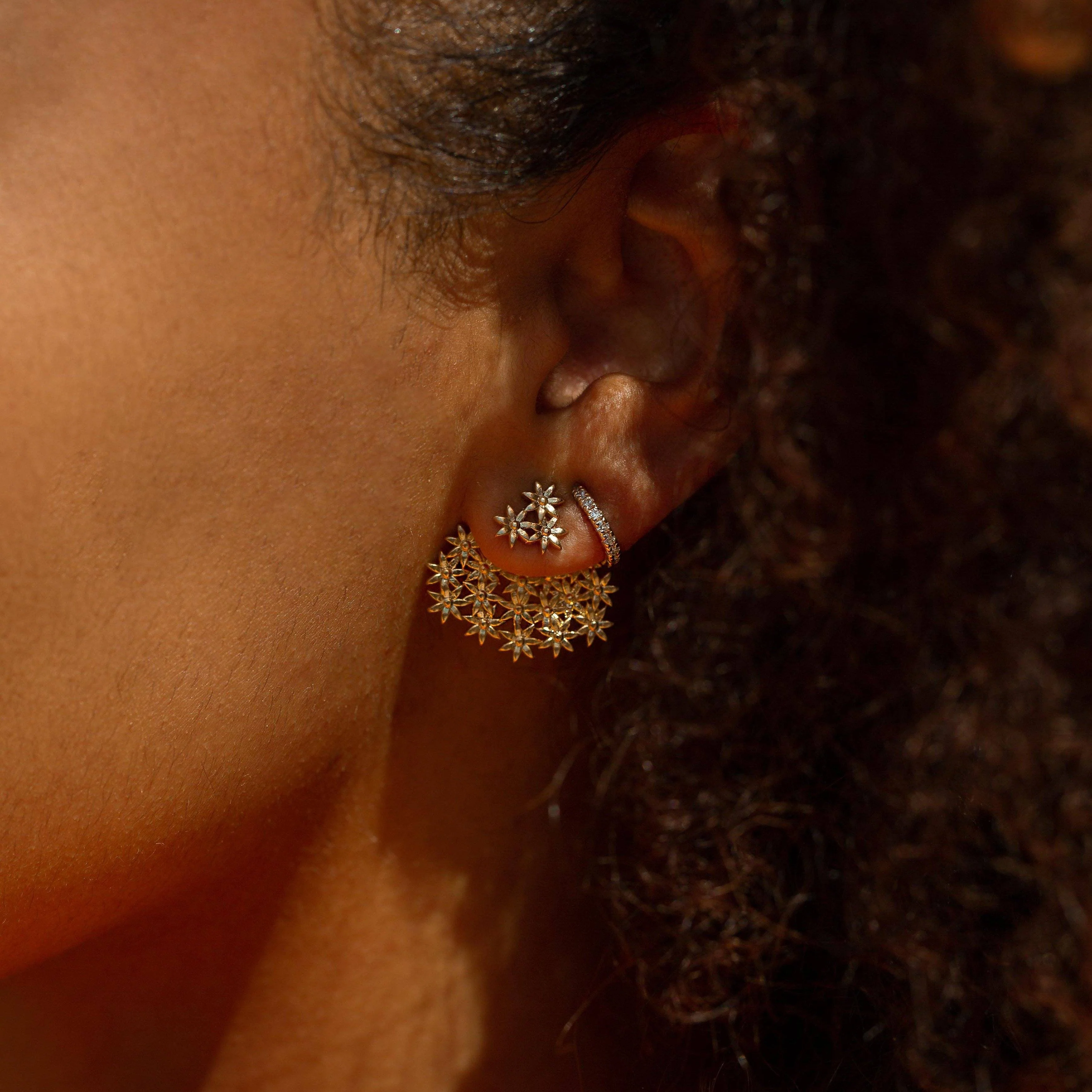 Diamond Huggie Earrings - Image 17