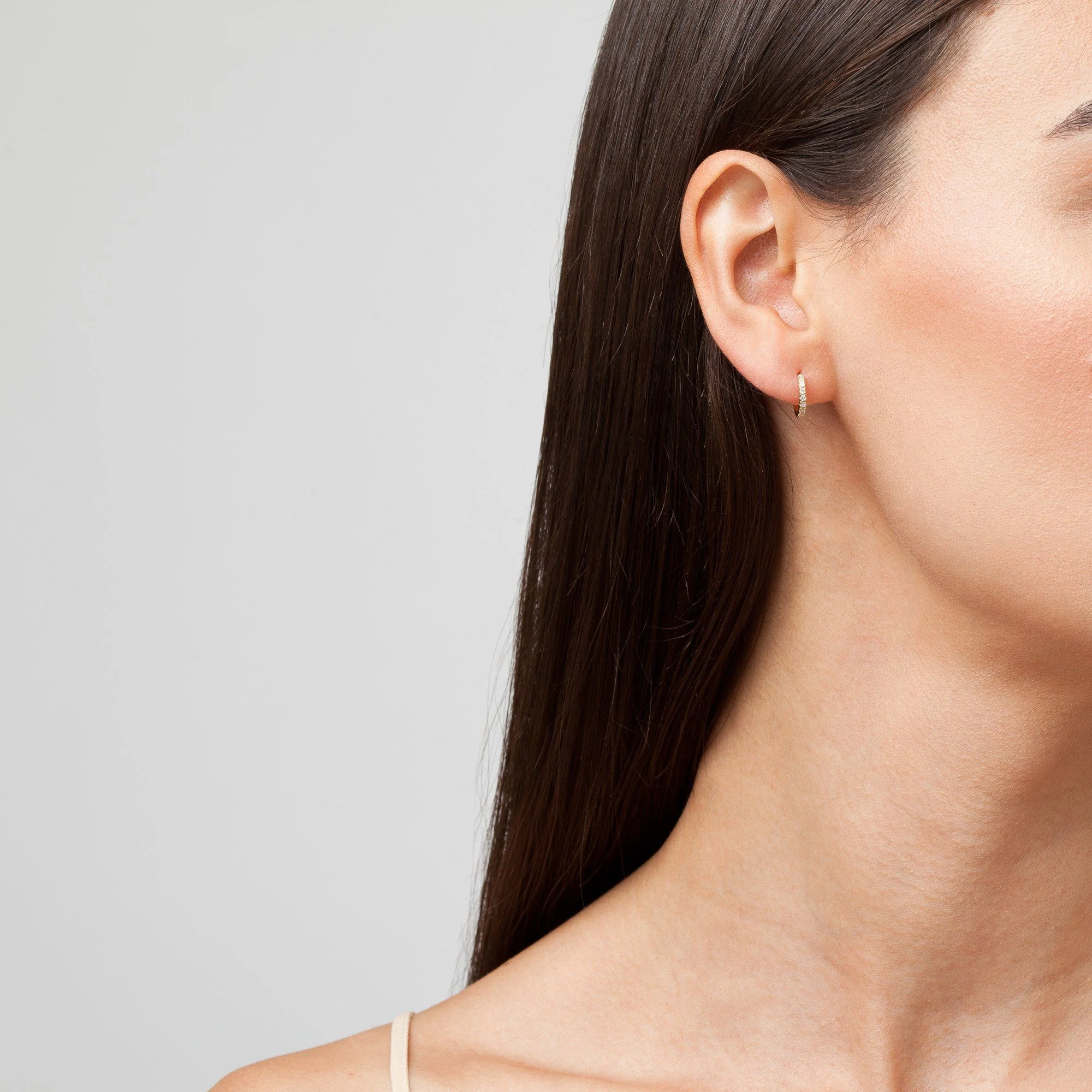 Diamond Huggie Earrings - Image 22