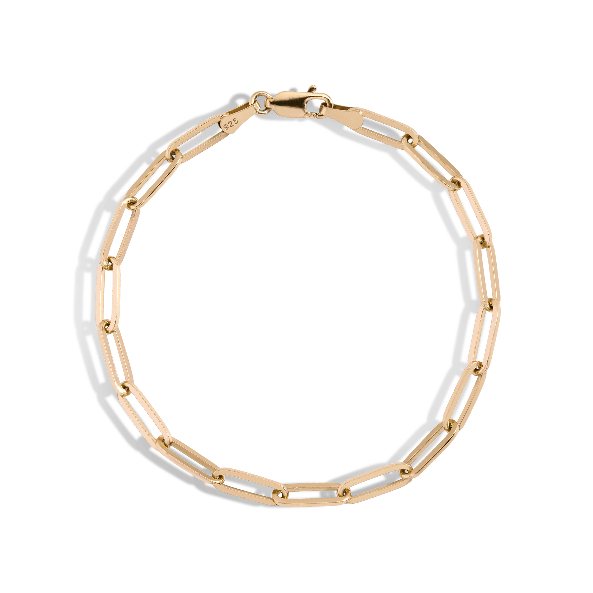 Large Paperclip Chain Bracelet - Image 4