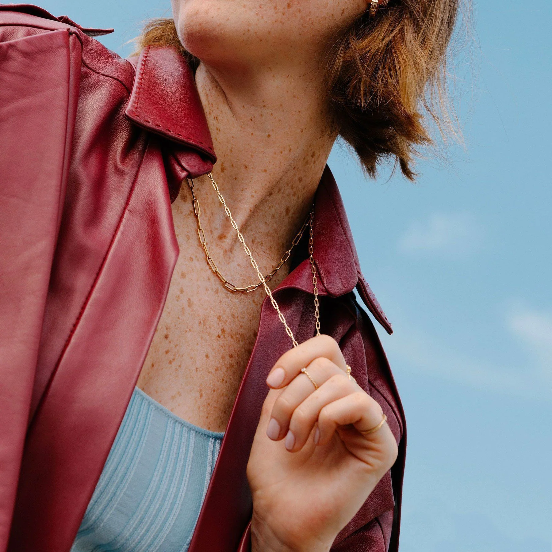 Large Paperclip Chain Necklace - Image 20