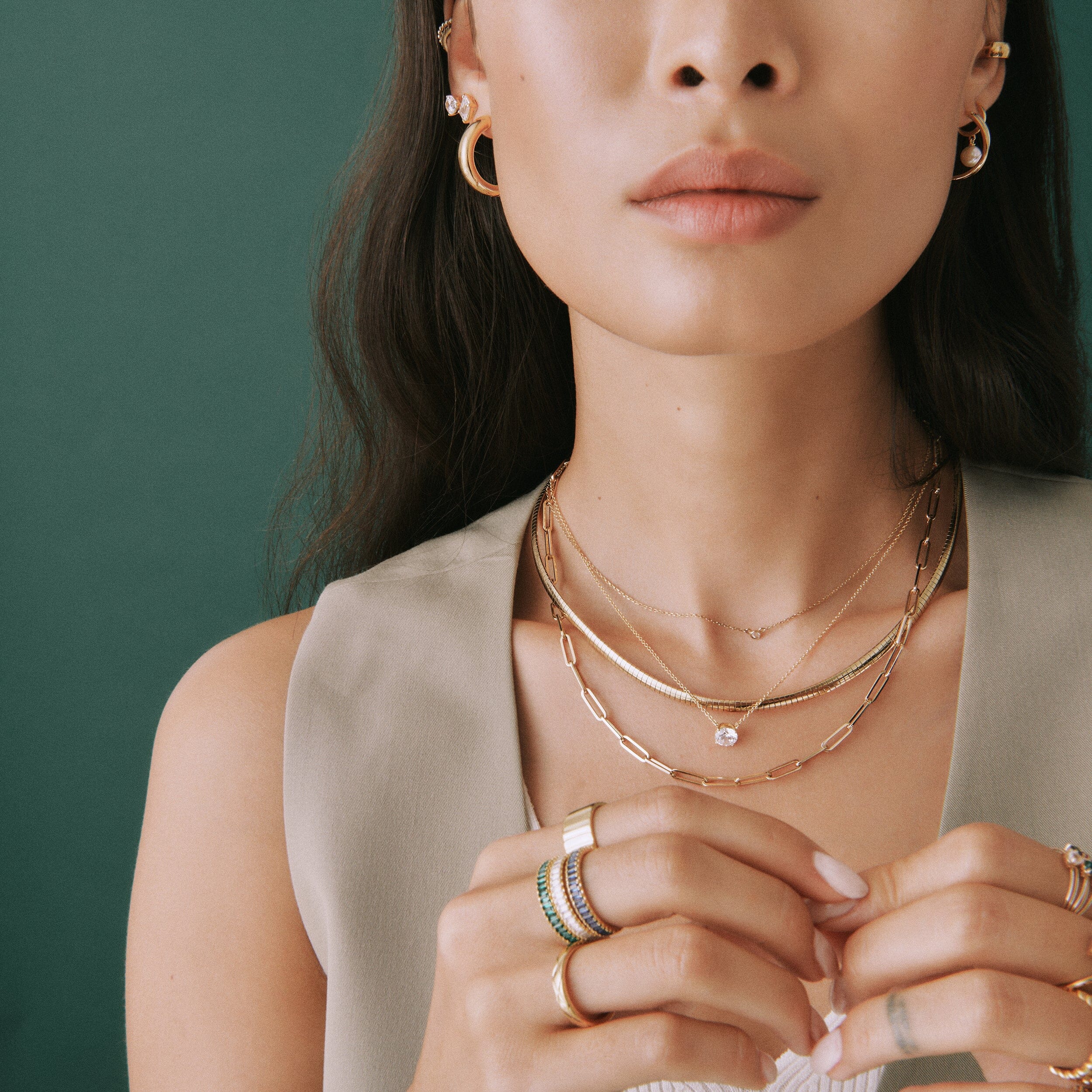 Large Paperclip Chain Necklace - Image 21